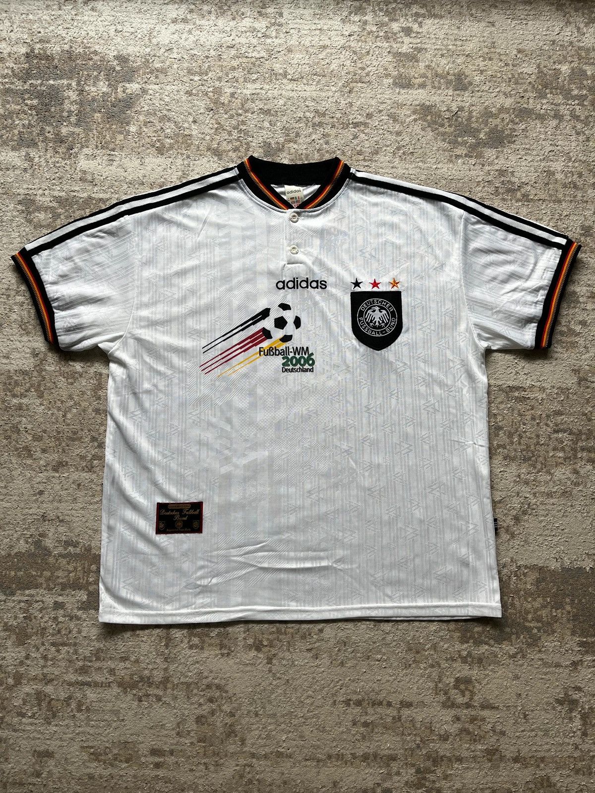 Adidas Adidas 1996-98 Germany WM2006 Promo Home Shirt Jersey Size US XXL / EU 58 / 5 - 1 Thumbnail