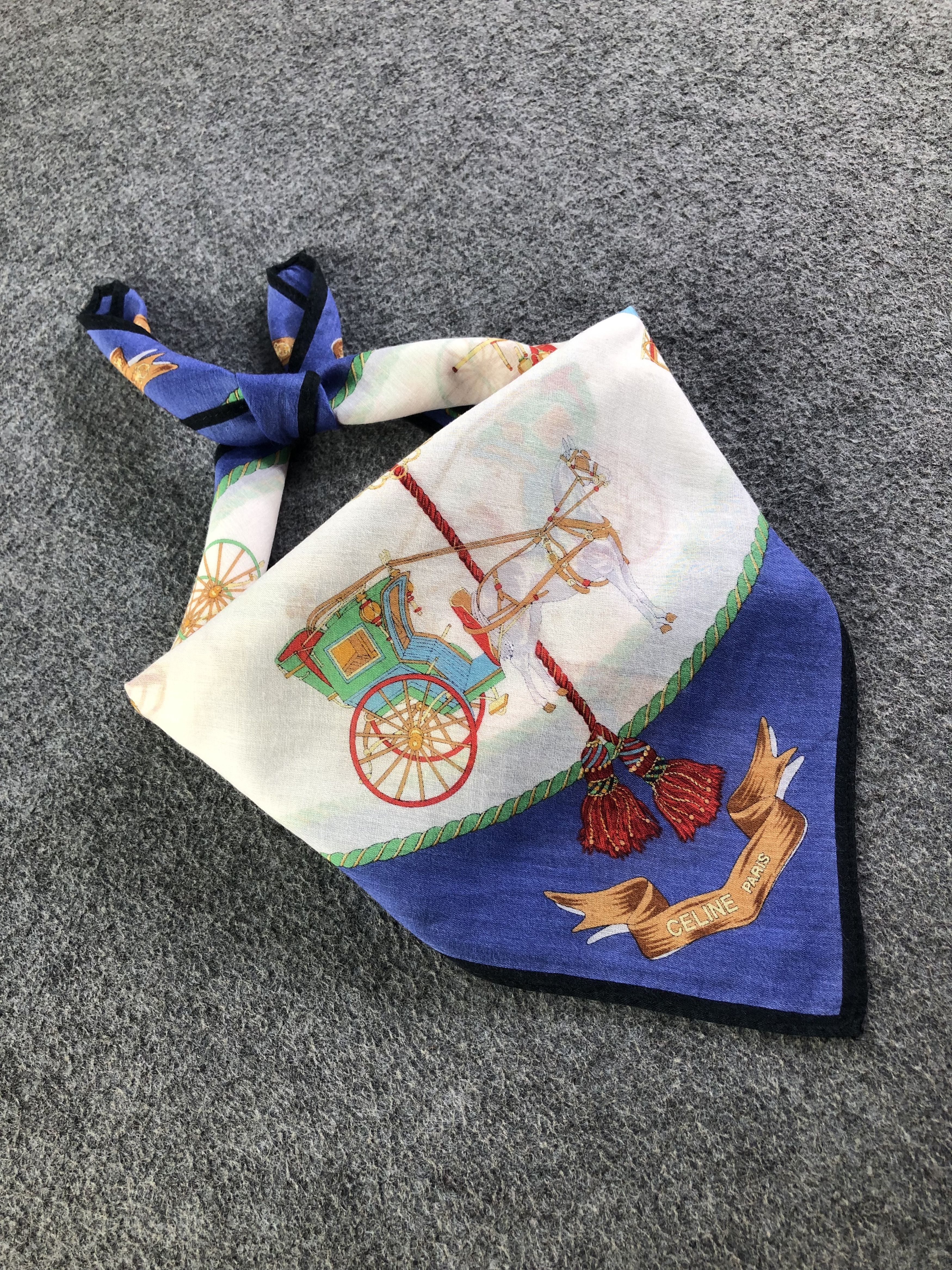 Celine Celine Handkerchief / Bandana / Neckerchief C355 Size ONE SIZE - 2 Thumbnail