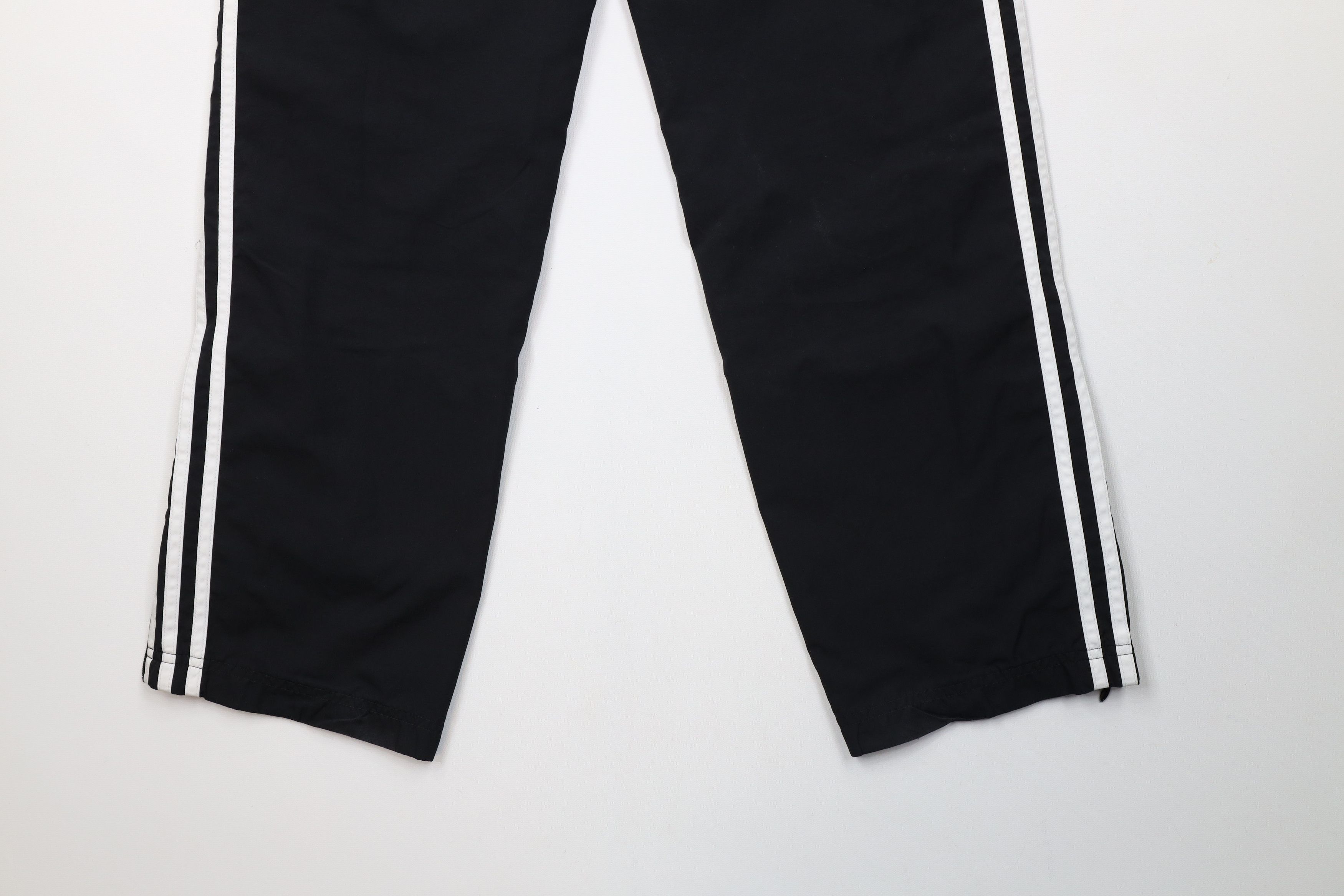 Adidas × Vintage Vintage Adidas Spell Out Striped Lined Windbreaker Pants Size 26" / US 2 / IT 38 - 14 Thumbnail