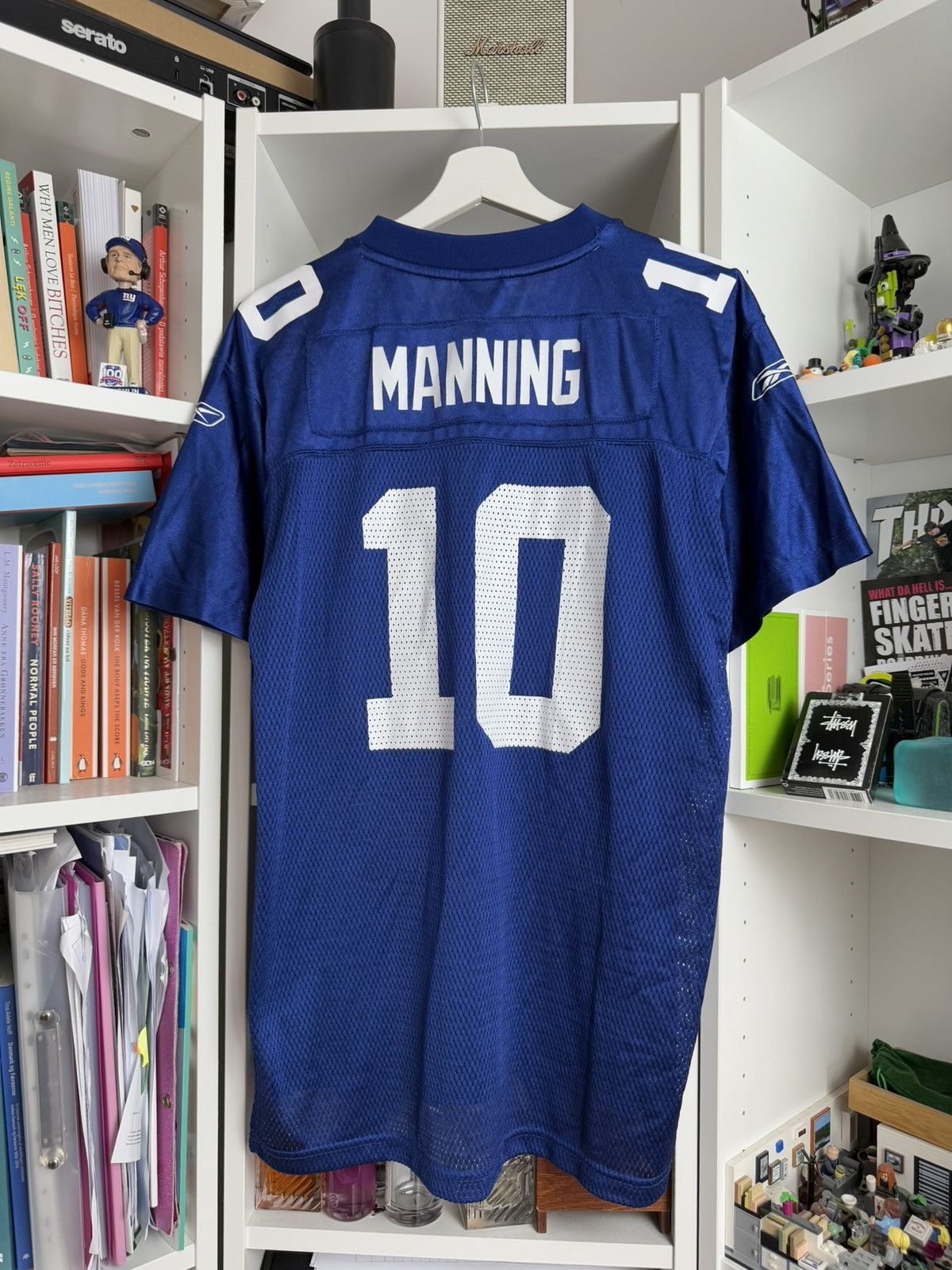 NFL × Reebok New York Giant Reebok manning nfl jersey t-shirt XL fit S Size US S / EU 44-46 / 1 - 2 Thumbnail