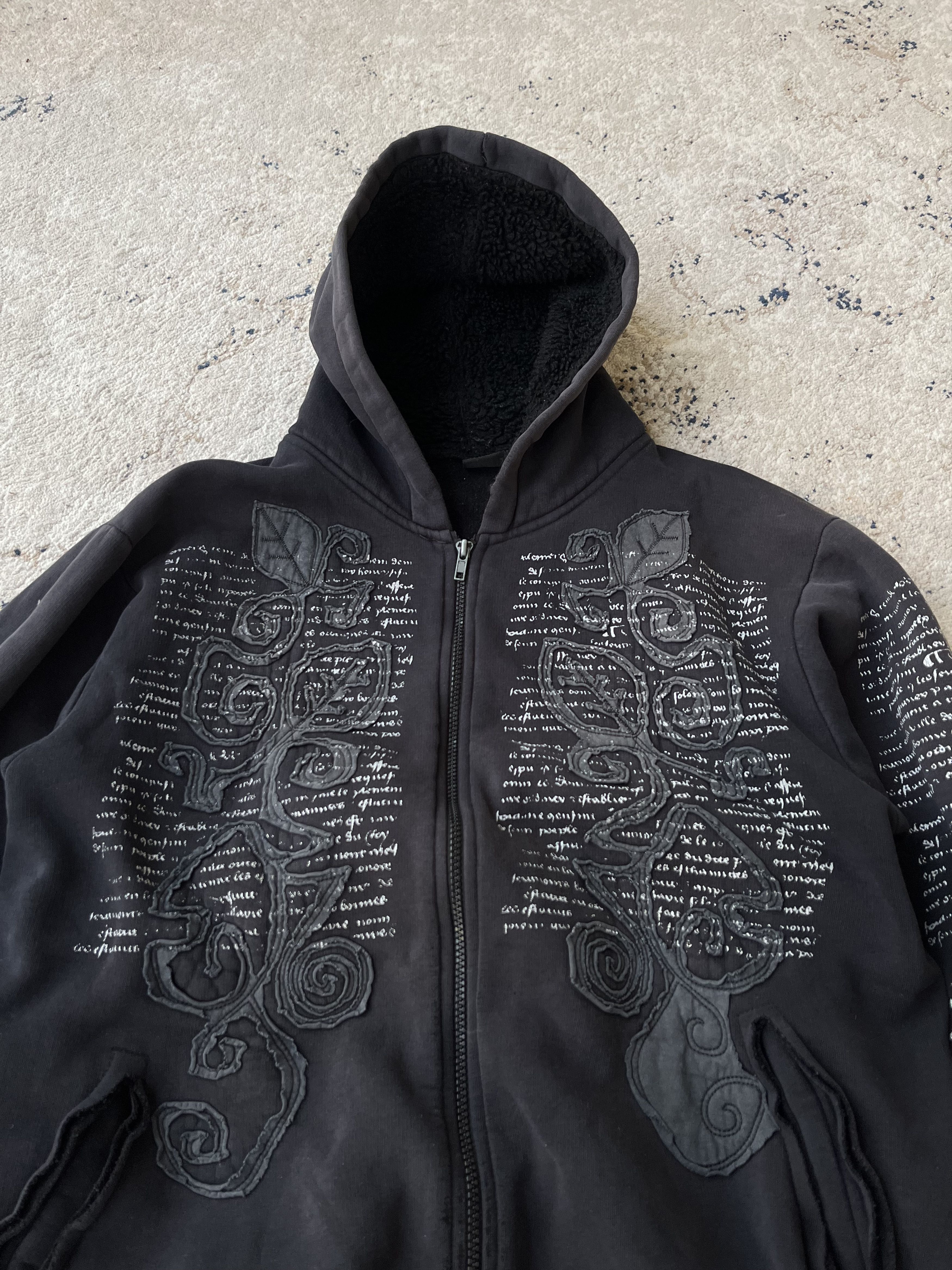 Hysteric Glamour VTG JUNYA WATANABE BALENCIAGA STYLE DISTRESSED BOXY HOODIE Size US L / EU 52-54 / 3 - 8 Thumbnail