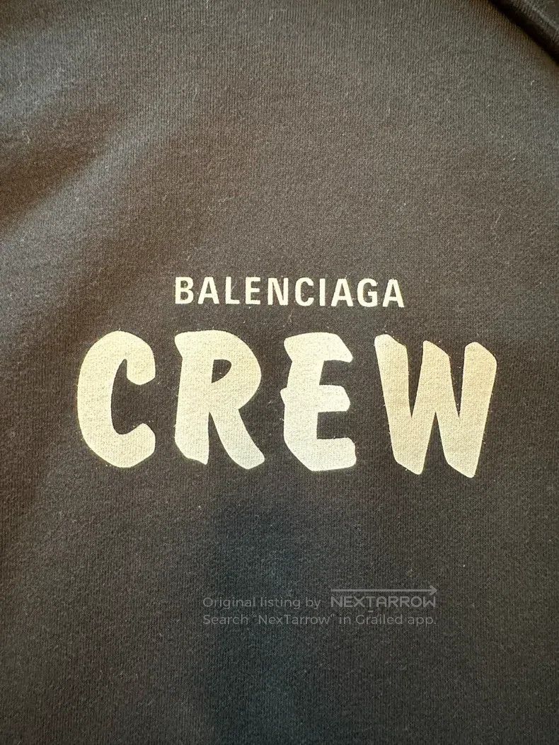 Balenciaga Balenciaga Black Sweatshirt Size US M / EU 48-50 / 2 - 2 Thumbnail