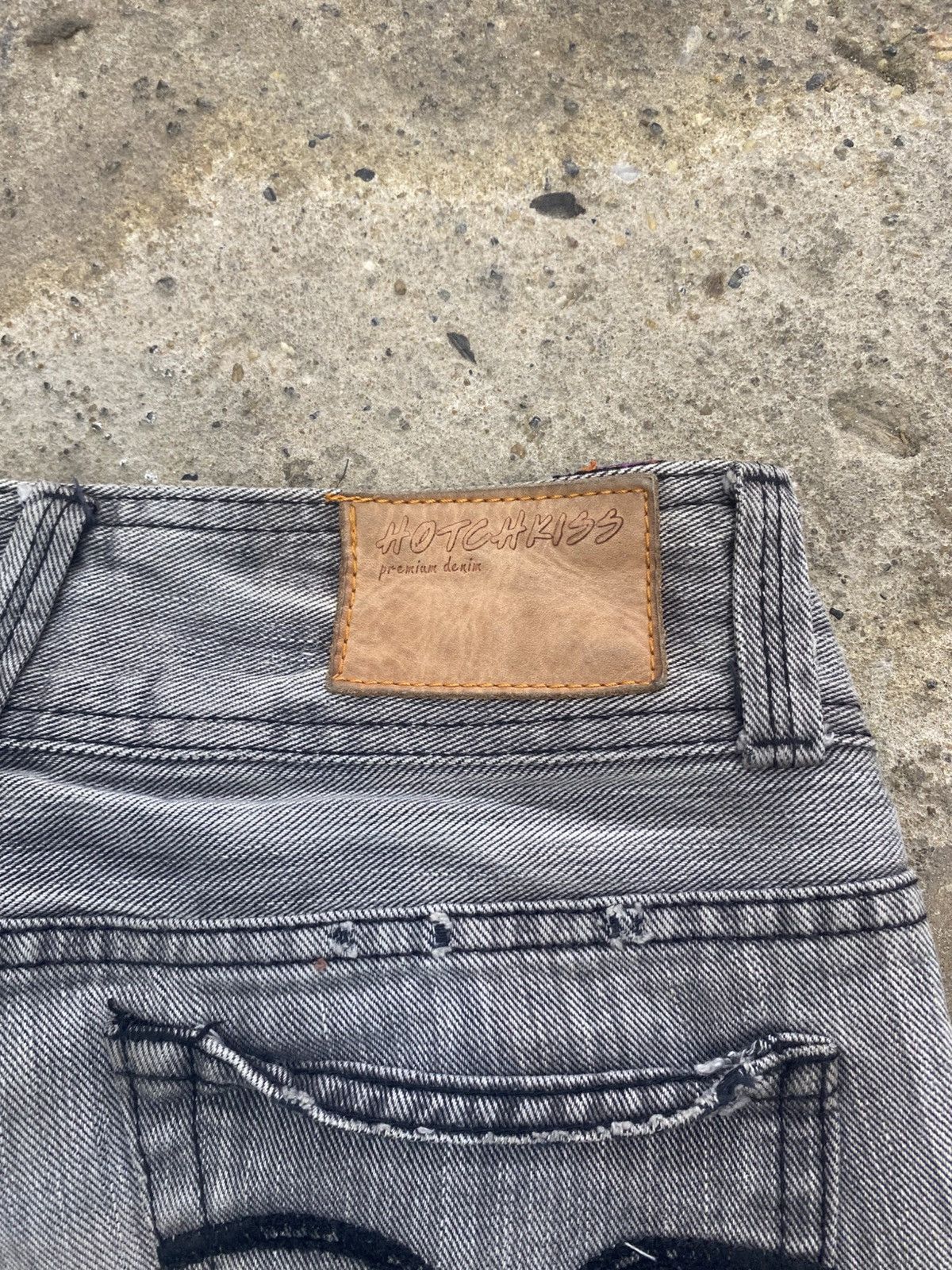 14th Addiction × Jean × KMRii Lace up flared hotchkiss japanese grunge Size US 28 / EU 44 - 10 Thumbnail