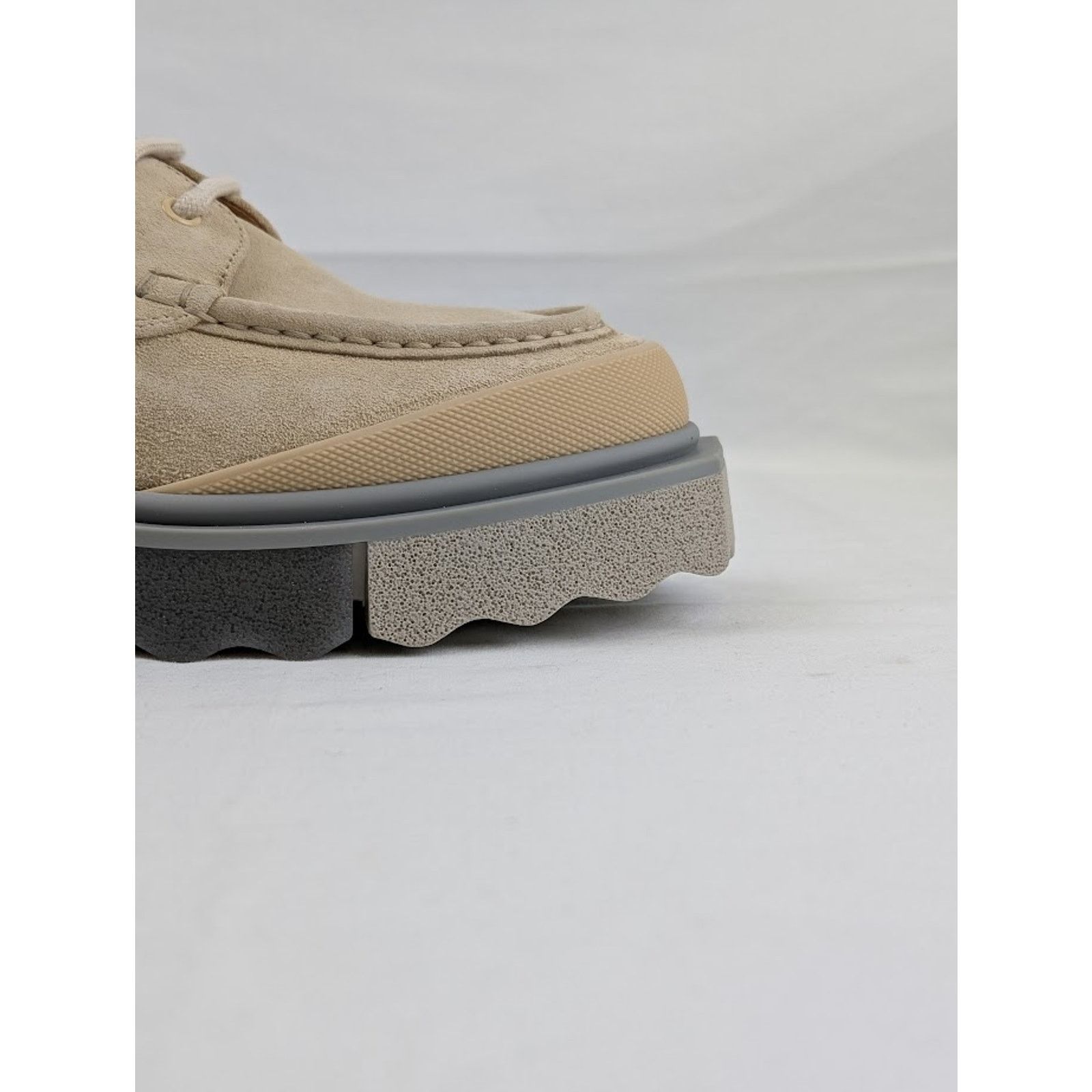 Off-White o1rshd1 Sponge Suede Boat Shoes in Beige Size US 12 / EU 45 - 4 Thumbnail
