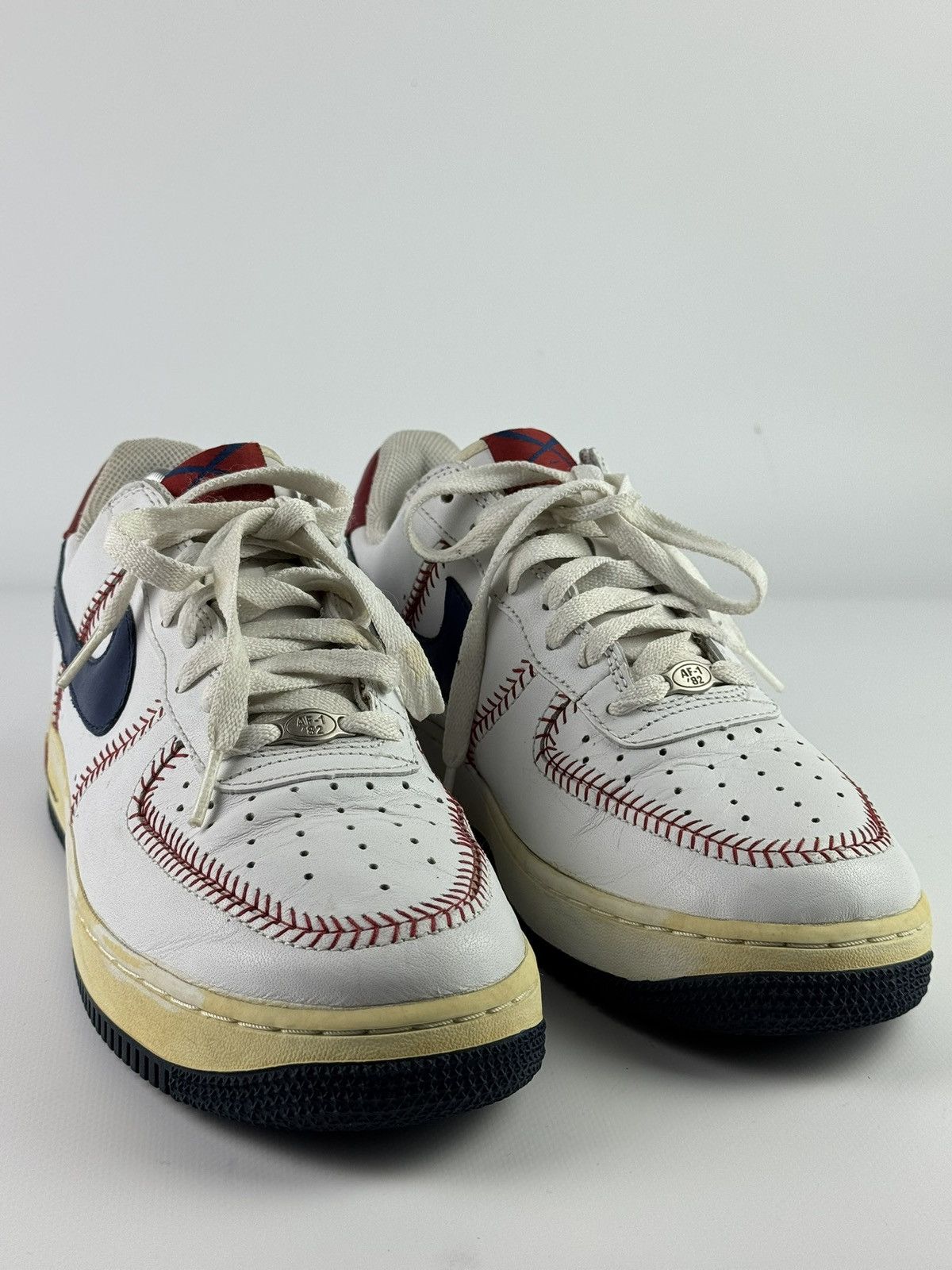 Nike Vintage 2005 Nike Air Force 1 Bean Town `Boston Red Sox’ Size US 9 / EU 42 - 7 Thumbnail