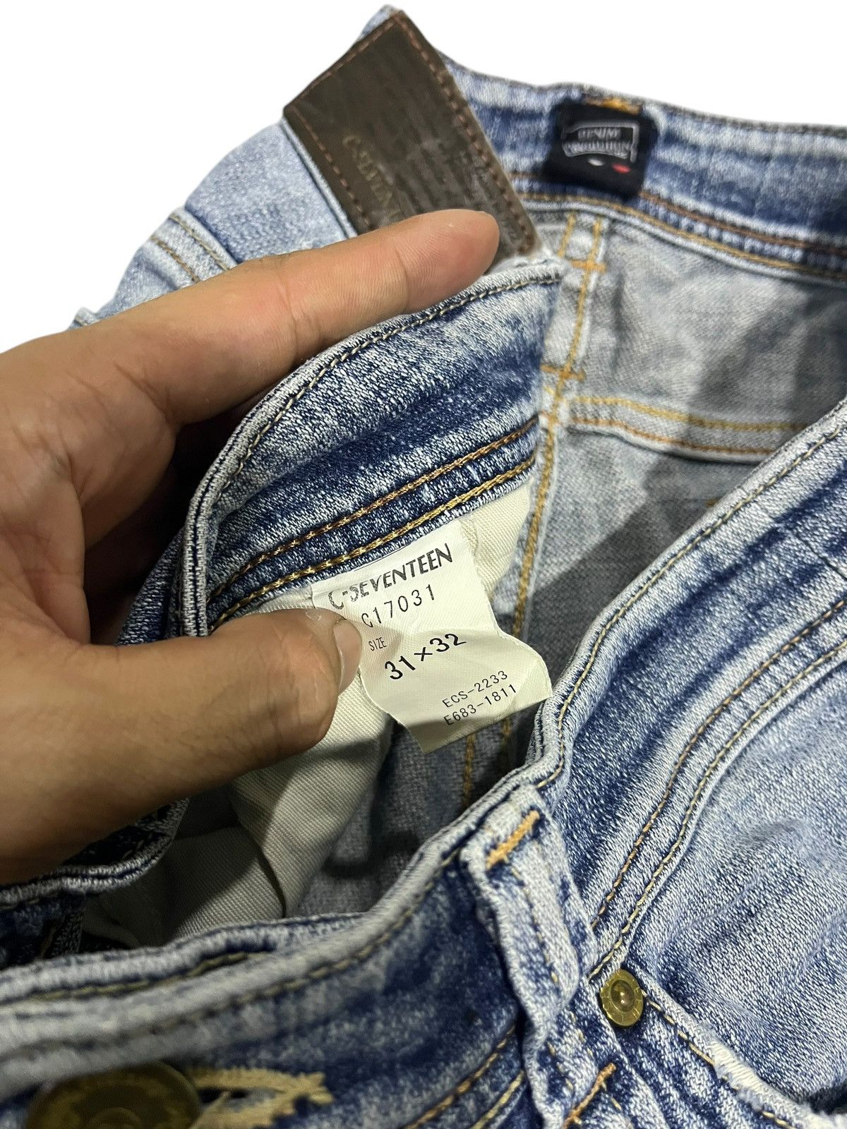 If Six Was Nine × Japanese Brand × Le Grande Bleu (L.G.B.) FLARE💥 Y2K JAPANESE BRAND WASHED BLUE JEANS Size 30" / US 8 / IT 44 - 6 Thumbnail