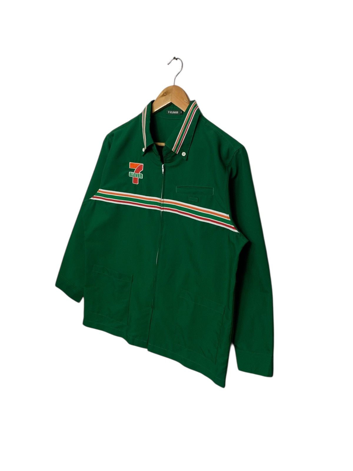 Japanese Brand Vintage 7-e Eleven Embroidered Big Logo Worker Jacket Size US M / EU 48-50 / 2 - 3 Thumbnail