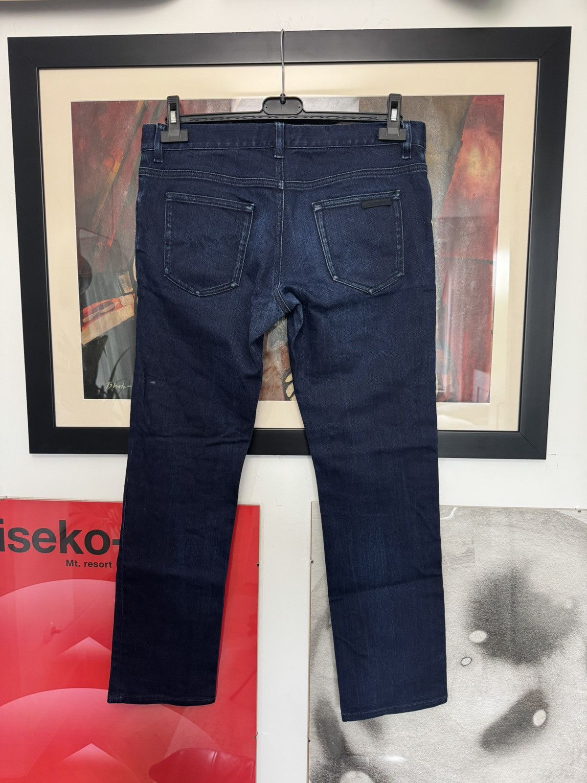 Prada Prada Blue Tight Fit Denim Jeans Designer Vintage Y2k Rare Size US 34 / EU 50 - 2 Thumbnail