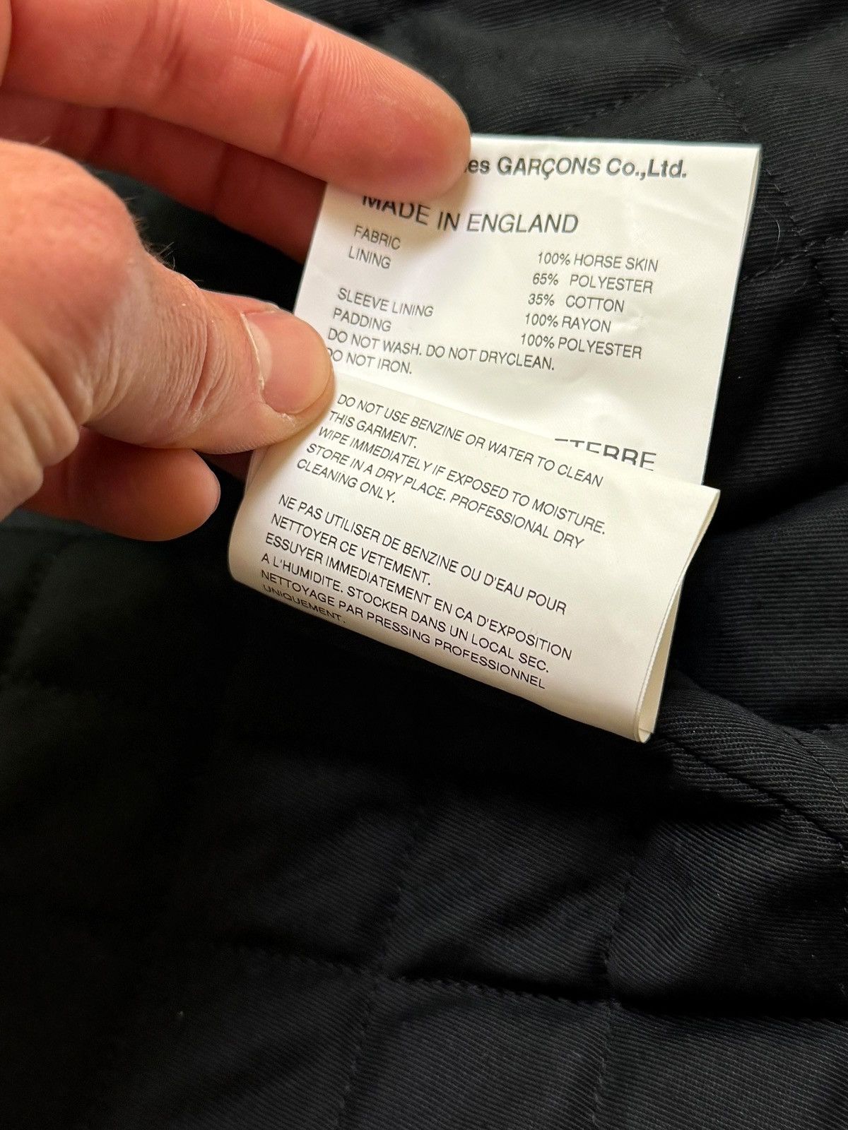 Lewis Leathers Comme Des Garcons Black Market Horse Leather Jacket Size US S / EU 44-46 / 1 - 12 Thumbnail