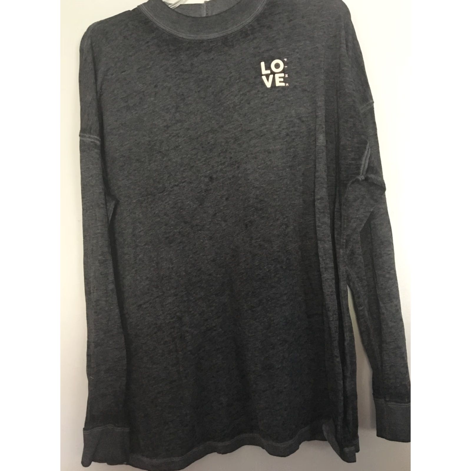 Victoria's Secret Victoria's Secret Shirt Women's Crewneck 3/4 Sleeve Sheer Gray Top M Size M / US 6-8 / IT 42-44 - 2 Thumbnail