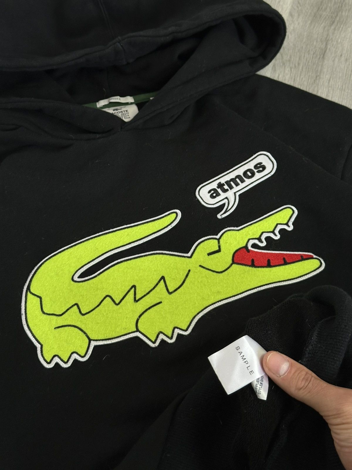 Lacoste × atmos Lacoste L!VE x Atmos Hoodie,Made in Japan, Rare Sample Size US S / EU 44-46 / 1 - 2 Thumbnail