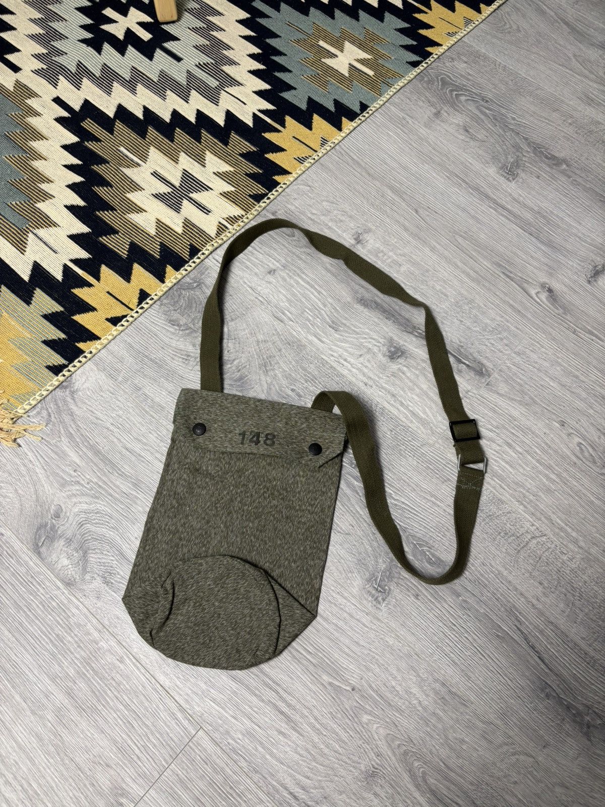 Other Vintage Rare Swiss Army 1964 Side Bag Satchel gas mask Size ONE SIZE - 1 Thumbnail