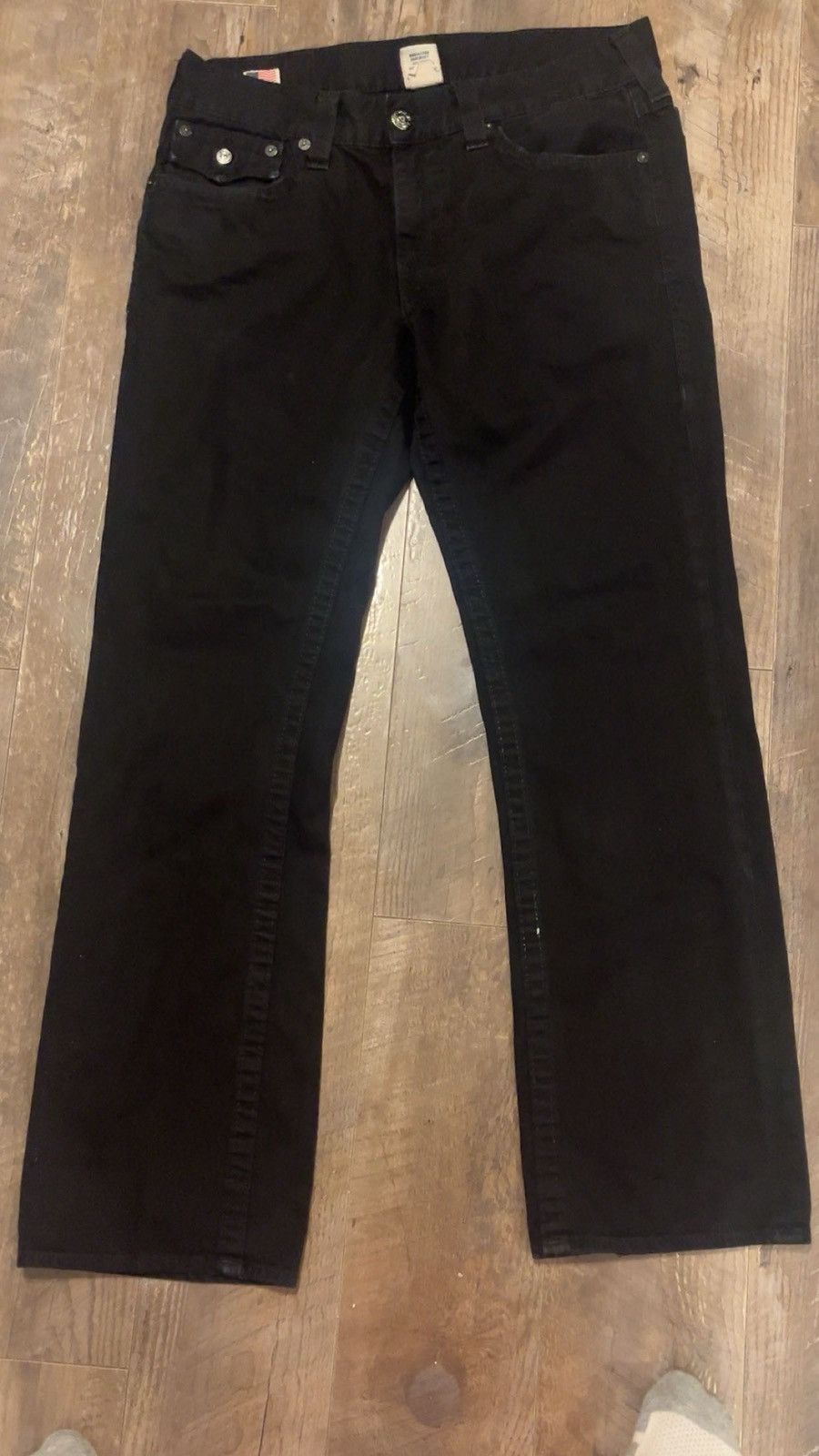 True Religion Men Black Ricky True Religion Denim jeans Size US 34 / EU 50 - 4 Thumbnail