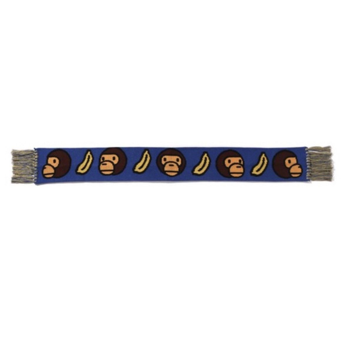 Bape Bape BANANA MILO WOOL MIX KNIT SCARF KIDS Size ONE SIZE - 2 Thumbnail