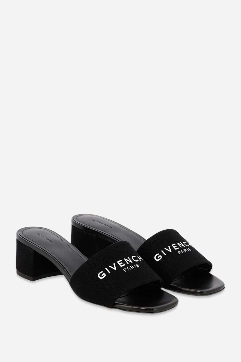 Givenchy o1w1db10326 4G Heel Sandals in Black Size US 12 / IT 42 - 2 Thumbnail