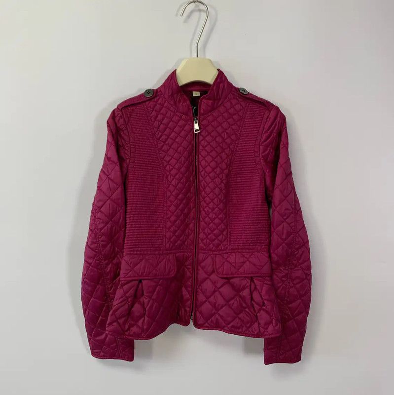 Burberry Burberry Women's Quilted Pink Jacket Size ONE SIZE - 1 Thumbnail