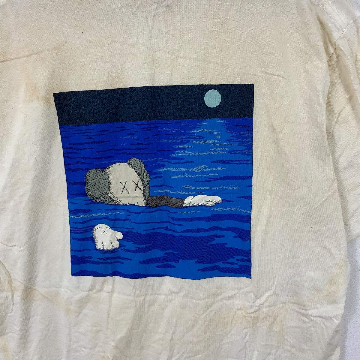 Kaws × Uniqlo KAWS x UNIQLO Natural Sun Faded Trash Tee Shirt Top Size US M / EU 48-50 / 2 - 6 Thumbnail