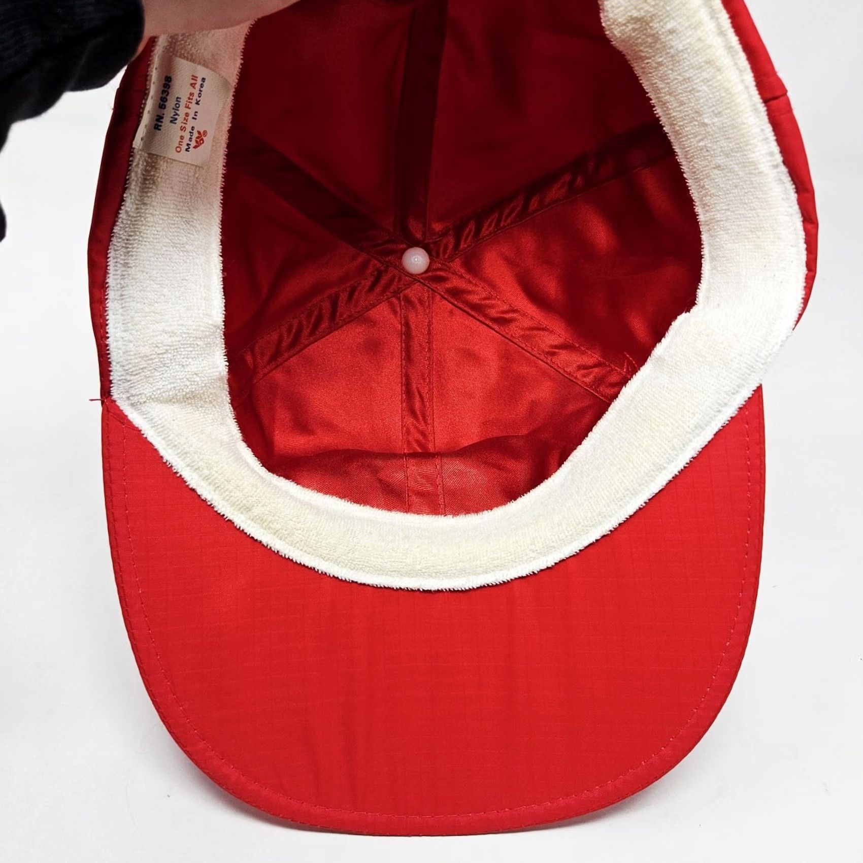 Vintage Vintage Kennebunk Hat Cap Baseball Snap Back One Size Red Mens Nylon Travel Size ONE SIZE - 6 Thumbnail