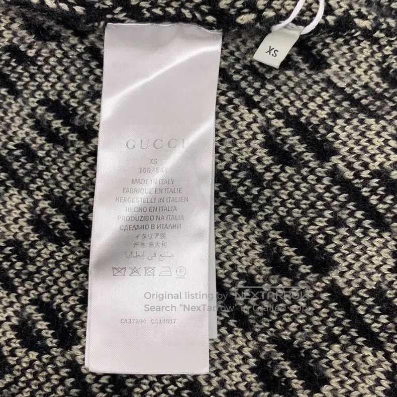 Gucci Gucci Colour-blocked check cashmere knitted zipper jacket Size XS / US 0-2 / IT 36-38 - 6 Thumbnail