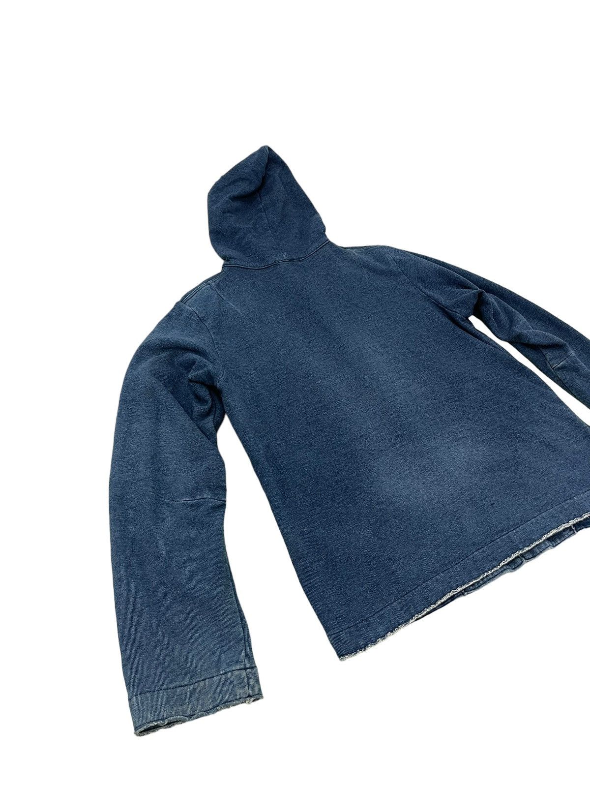 45rpm Button Hoodie 45rpm Indigo Sweatshirt Naval Distress 5🟩5 Size US M / EU 48-50 / 2 - 10 Thumbnail