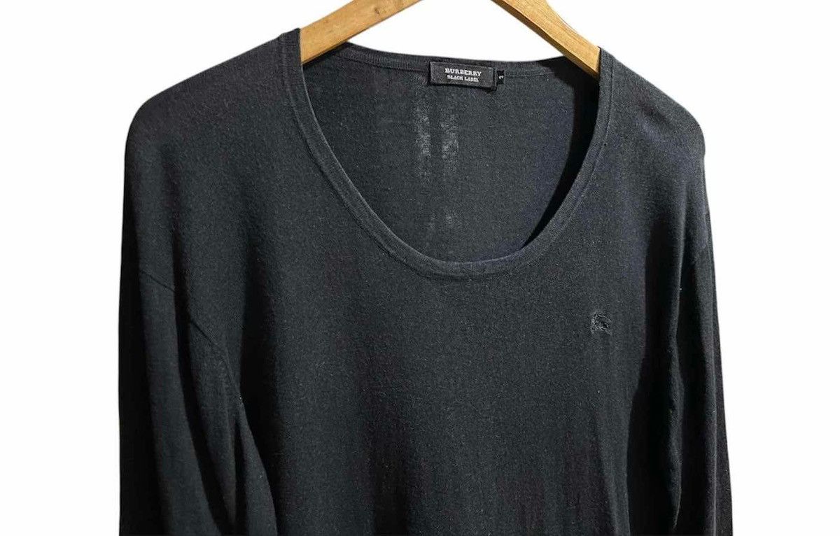 Burberry 🔥Y2K Vintage Burberry Black Label Hemp Ls Shirt See-thru Size US XL / EU 56 / 4 - 2 Thumbnail