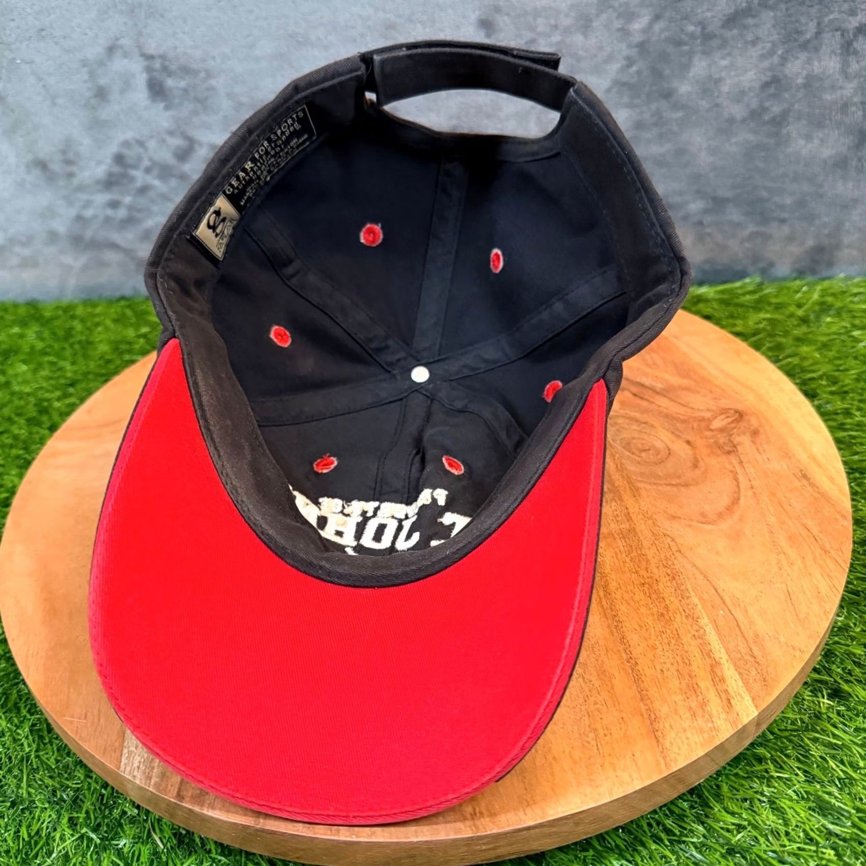 Vintage GEAR FOR SPORTS St John’s Red Storm Baseball Cap Mens Brown Red SJU Red Storm Hockey Hat Cap Size ONE SIZE - 5 Thumbnail
