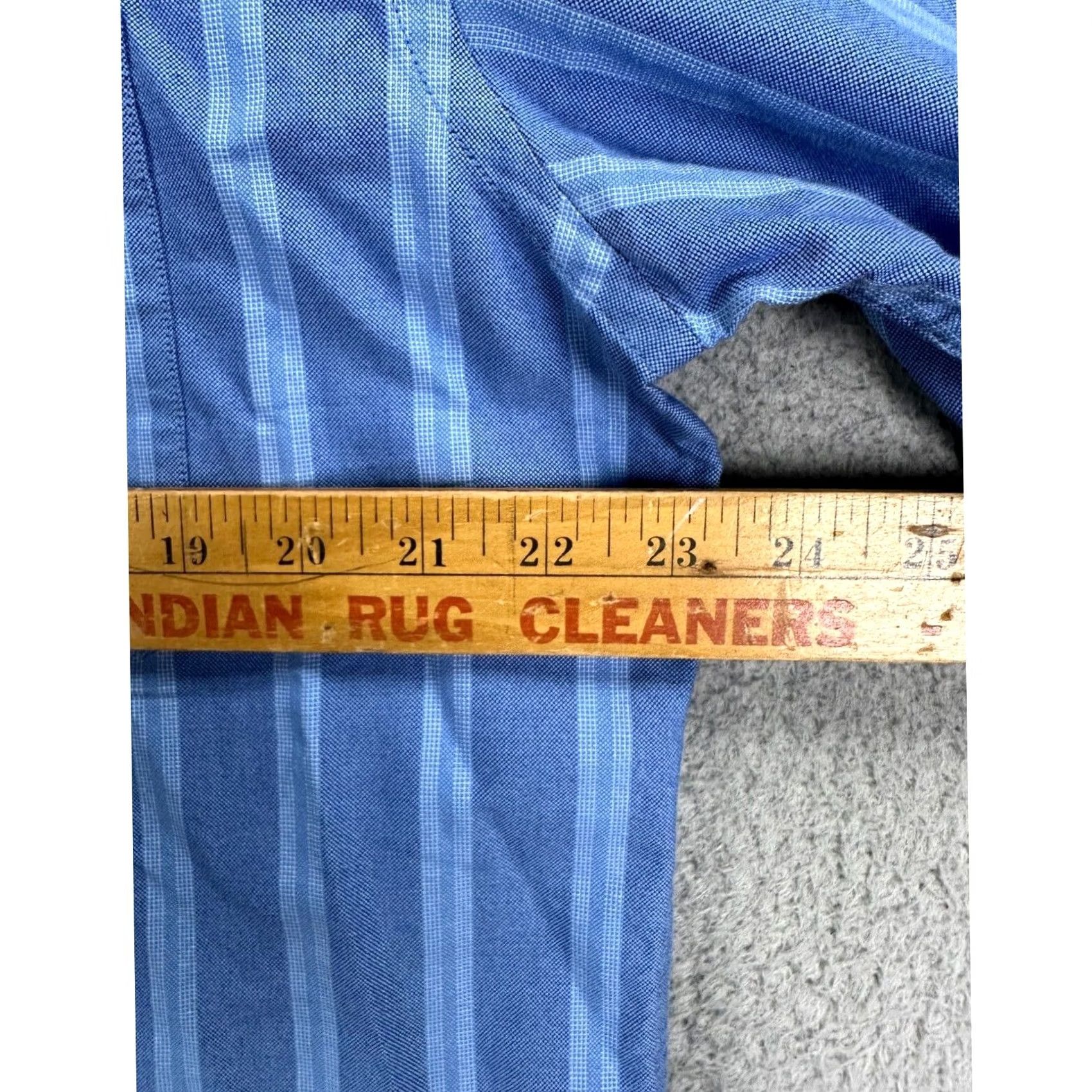 Club Room Club Room Charter Club Shirt Mens Medium Blue Regimental Stripe Button-Down NEW Size US M / EU 48-50 / 2 - 7 Thumbnail