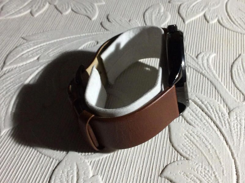 BREDA Breda Black dial brown leather strap watch Size ONE SIZE - 11 Thumbnail