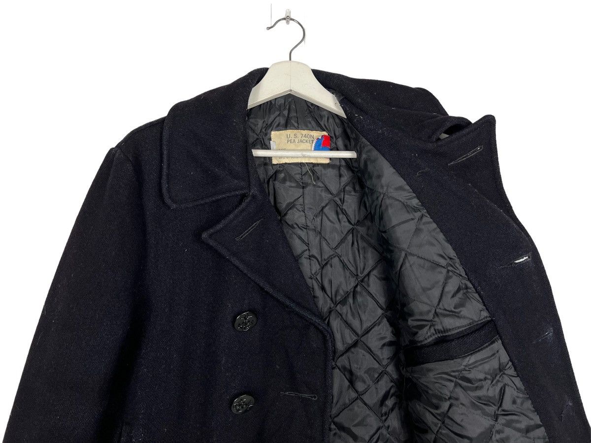 Schott 🔥 VINTAGE SCHOTT NAVY PEACOAT Size US M / EU 48-50 / 2 - 12 Thumbnail