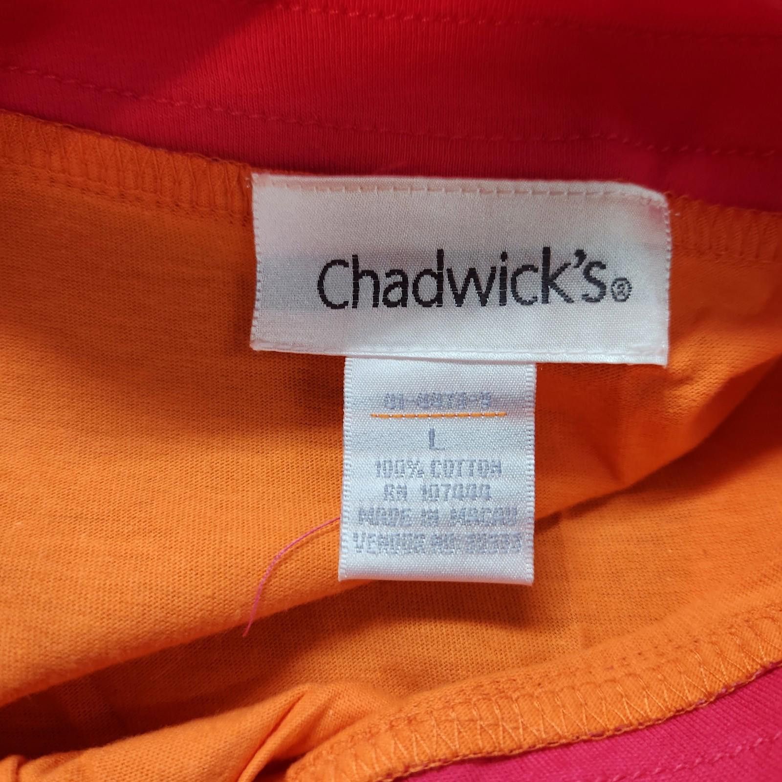 Designer Chadwick's Cotton Tank Orange Size Large NWOT Size L / US 10 / IT 46 - 5 Thumbnail