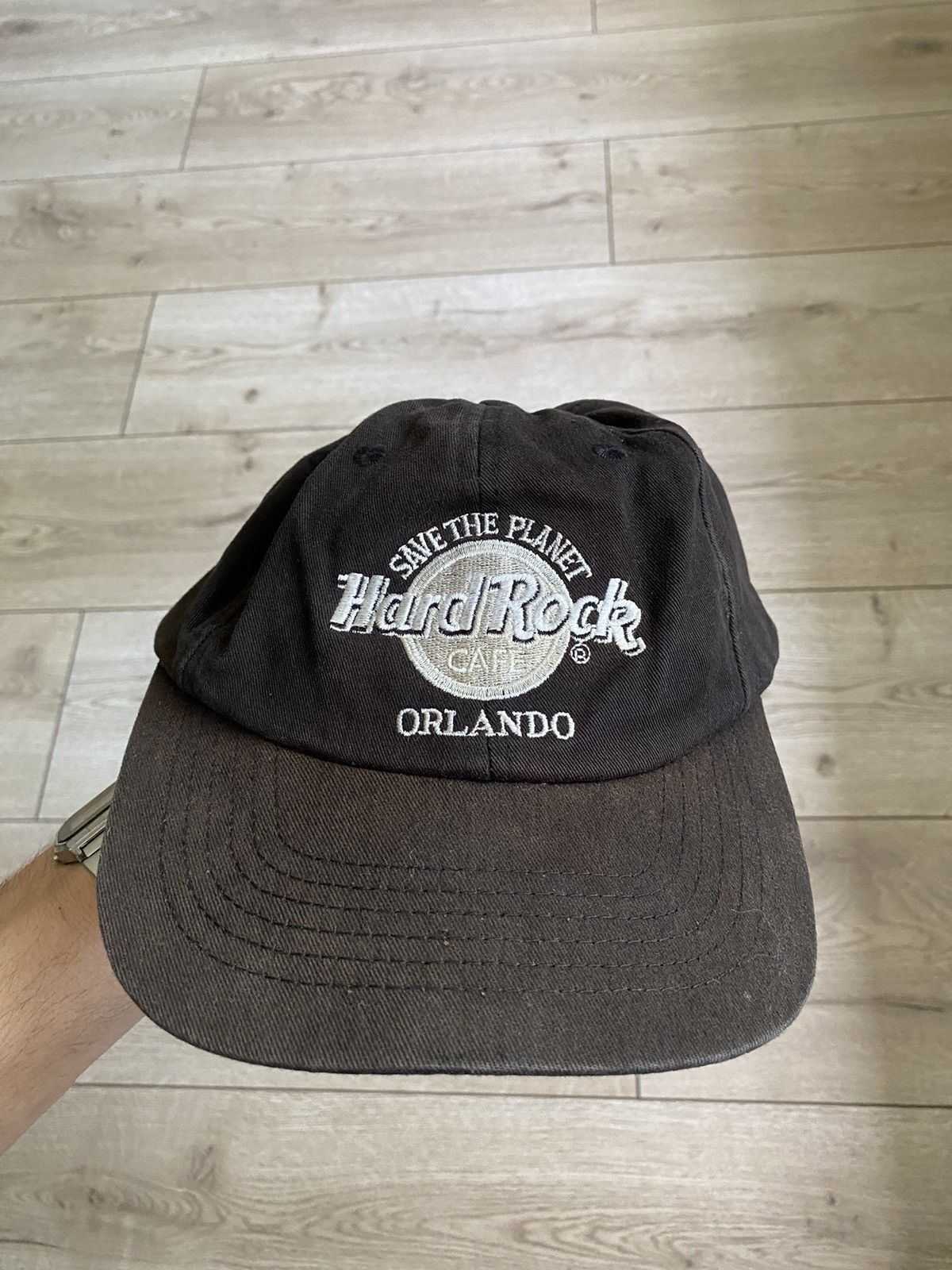 Hard Rock Cafe × Vintage Vintage 90s Hard Rock Cafe Orlando Har Cap Size ONE SIZE - 3 Thumbnail