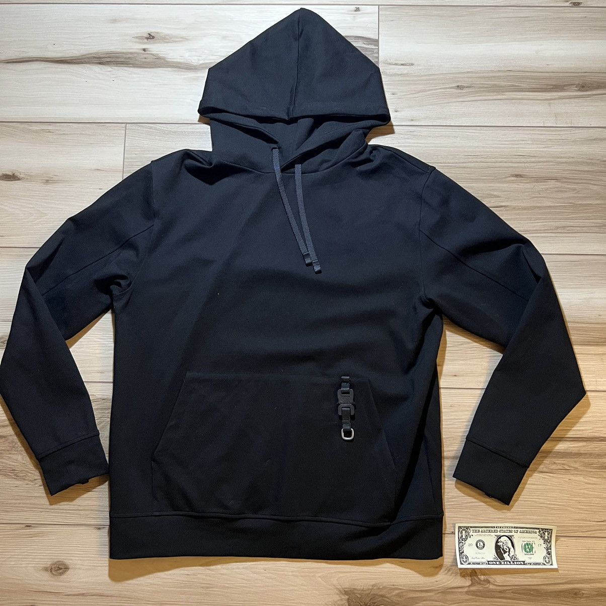 1017 ALYX 9SM 1017 ALYX 9SM Black Rollercoaster Buckle Pullover Hoodie Size US L / EU 52-54 / 3 - 1 Thumbnail