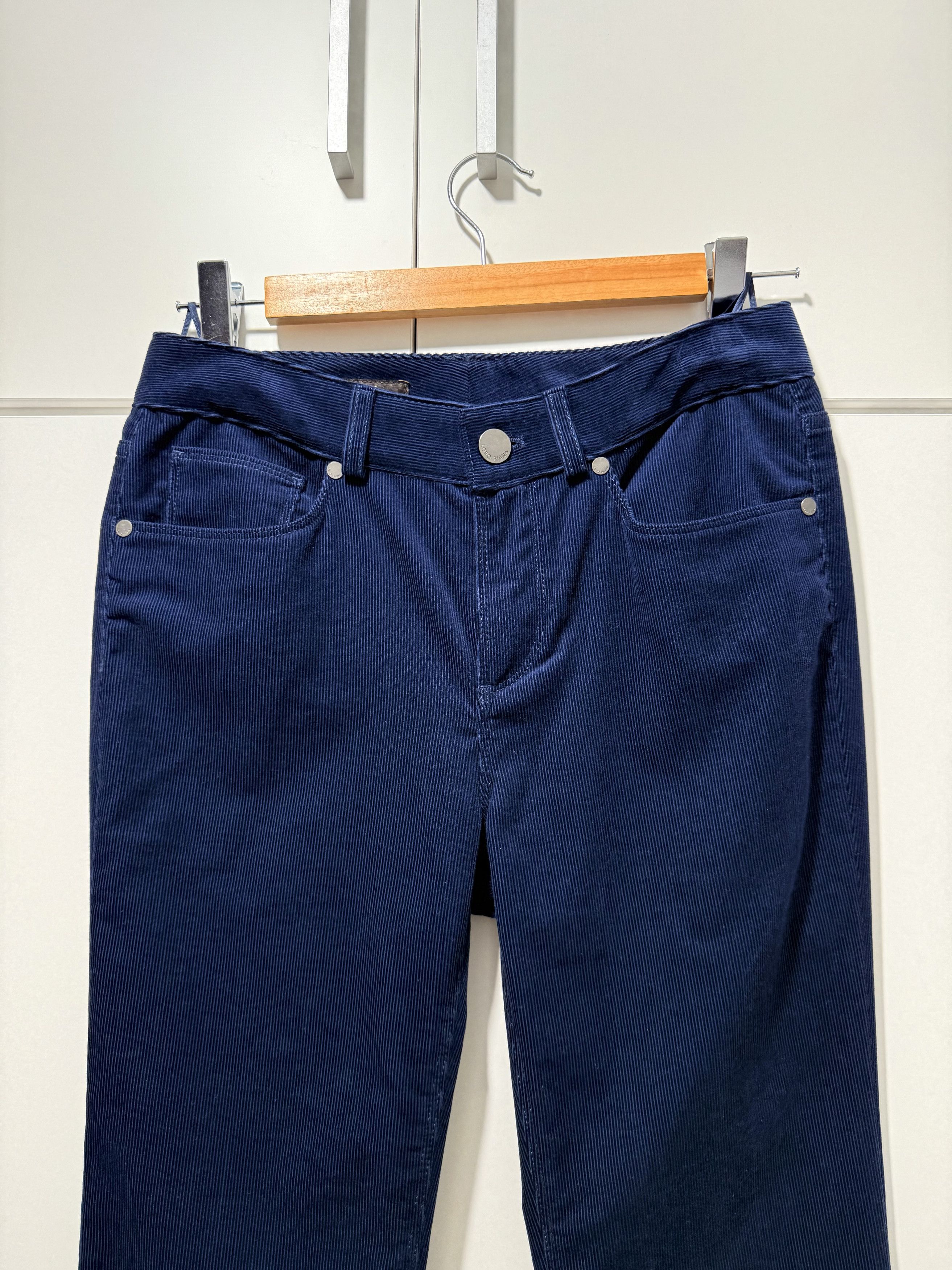 Loro Piana Loro Piana MATHIAS Corduroy Skinny Pants Blue (it38) Size 26" / US 2 / IT 38 - 2 Thumbnail