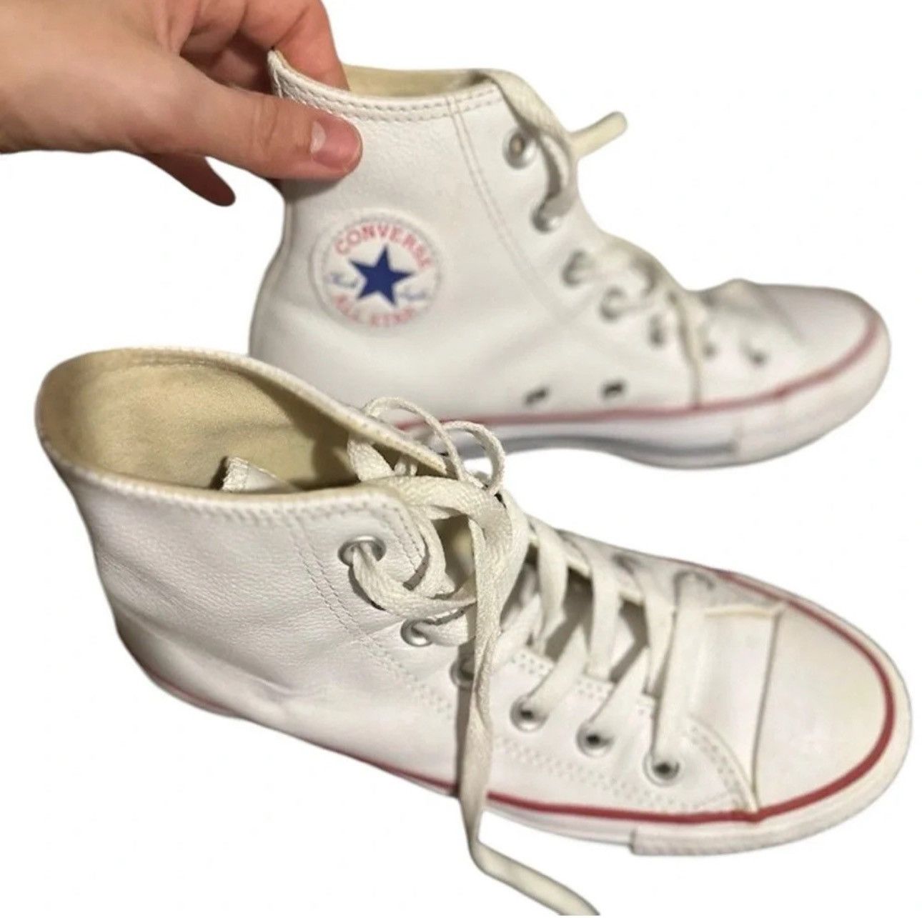 Converse Chuck Taylor All Star Wide High Top White SZ 5.5 Women's Size US 5.5 / IT 35.5 - 1 Thumbnail