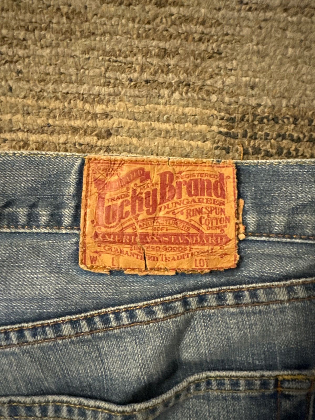 Lucky Brand × Vintage "LUCKY YOU" Vintage Lucky Jeans Size US 38 / EU 54 - 4 Thumbnail
