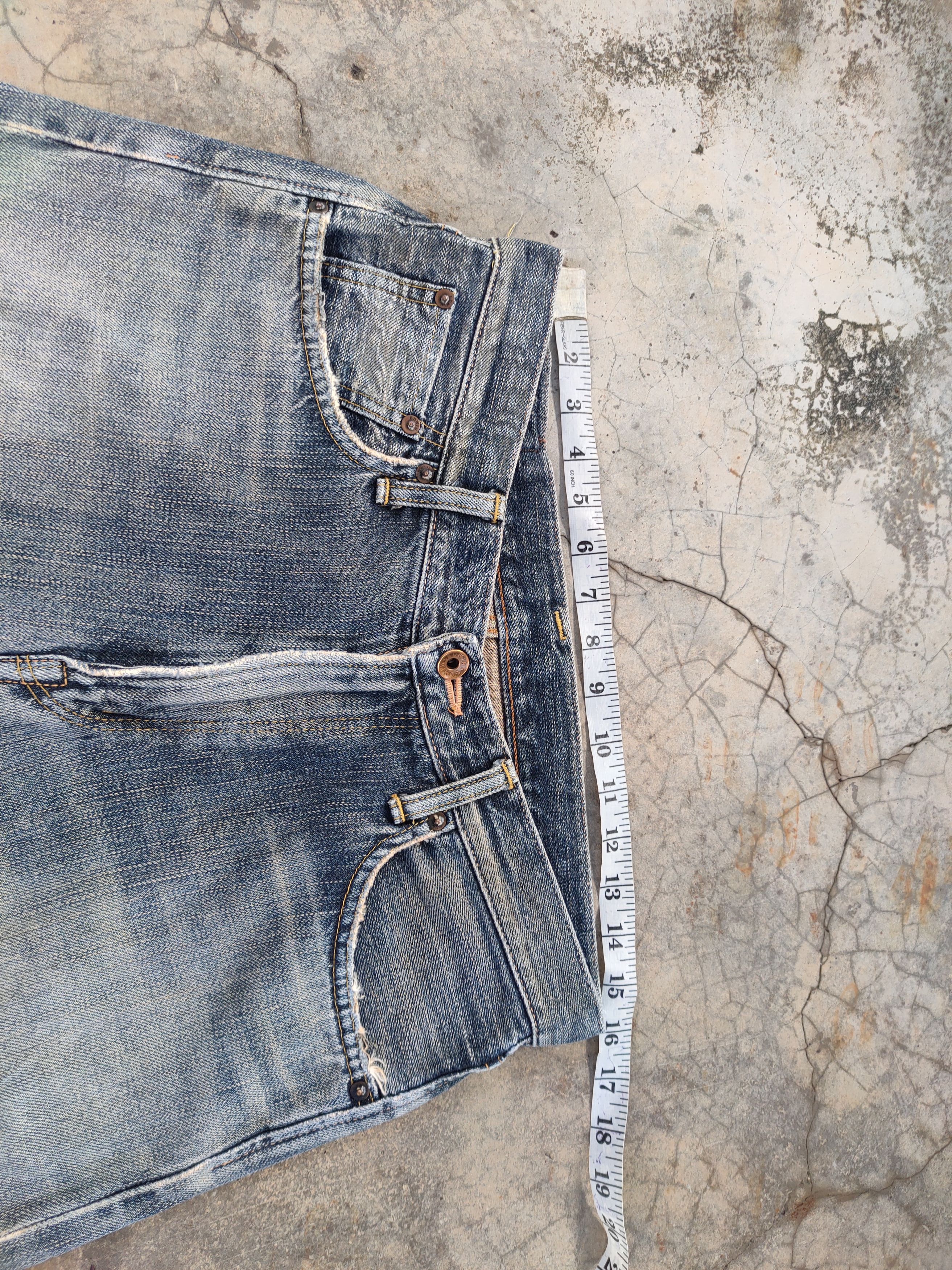 Edwin W31 VINTAGE EDWIN 505 ZX FADED RUSTY DISTRESSED JEAN DENIM Size US 31 - 5 Thumbnail