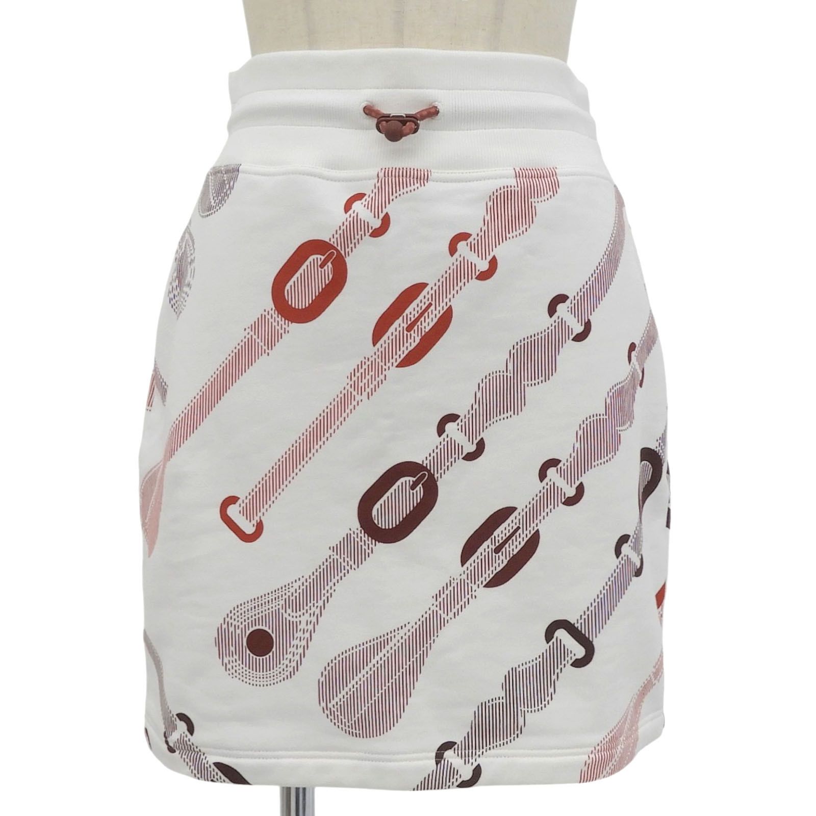 Hermes Hermes Hermes Coaching Remix Cotton Mini Skirt Textile Skirts DUTY FREE for USA Size ONE SIZE - 1 Thumbnail