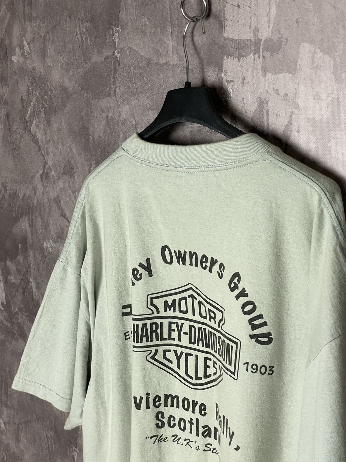 Band Tees Vintage Harley Davidson Scotland T-Shirt 2002 Size US L / EU 52-54 / 3 - 9 Thumbnail