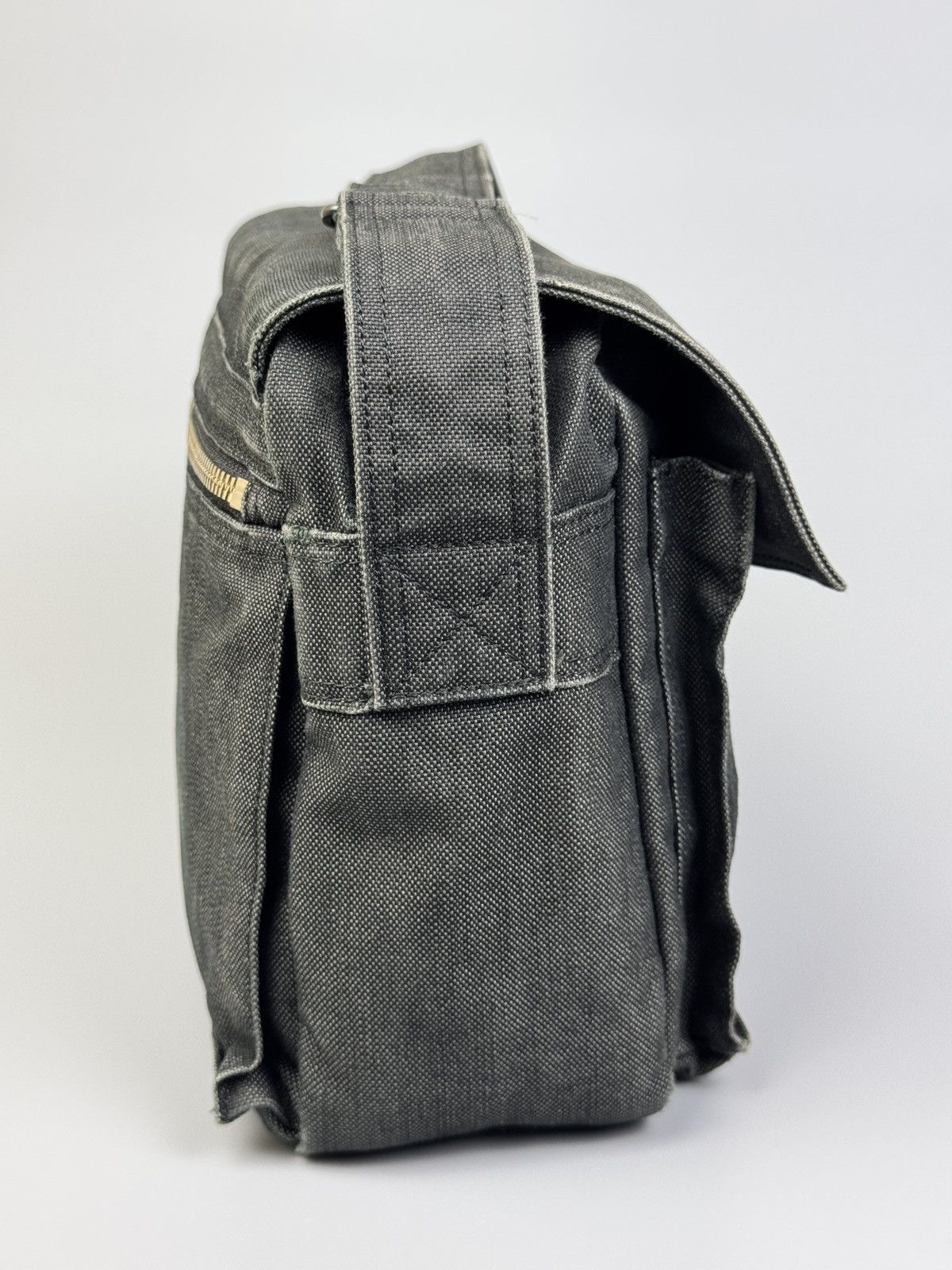 Porter Porter - Japan Gray Denim Fabric Crossbody Bag Size ONE SIZE - 5 Thumbnail