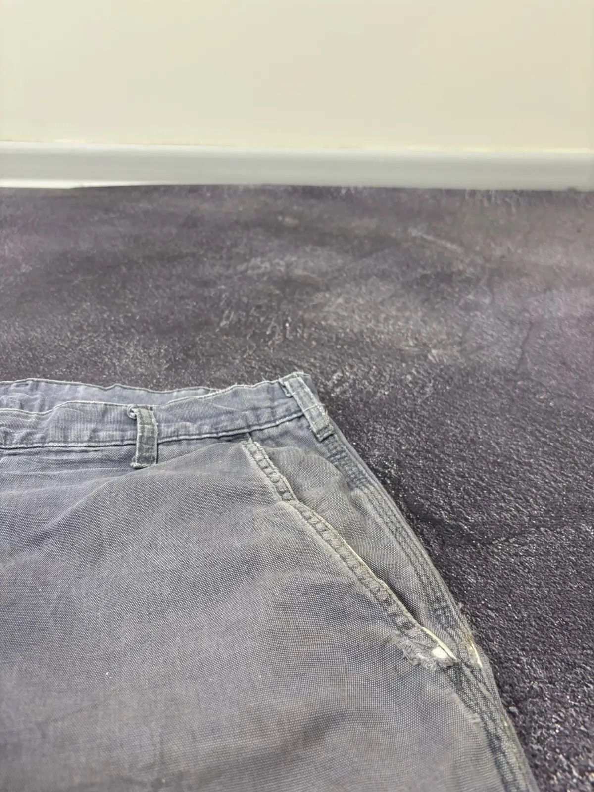 Carhartt × Vintage Vintage Carhartt Gray Work Hype Baggy Shorts Jorts Size US 36 / EU 52 - 11 Thumbnail