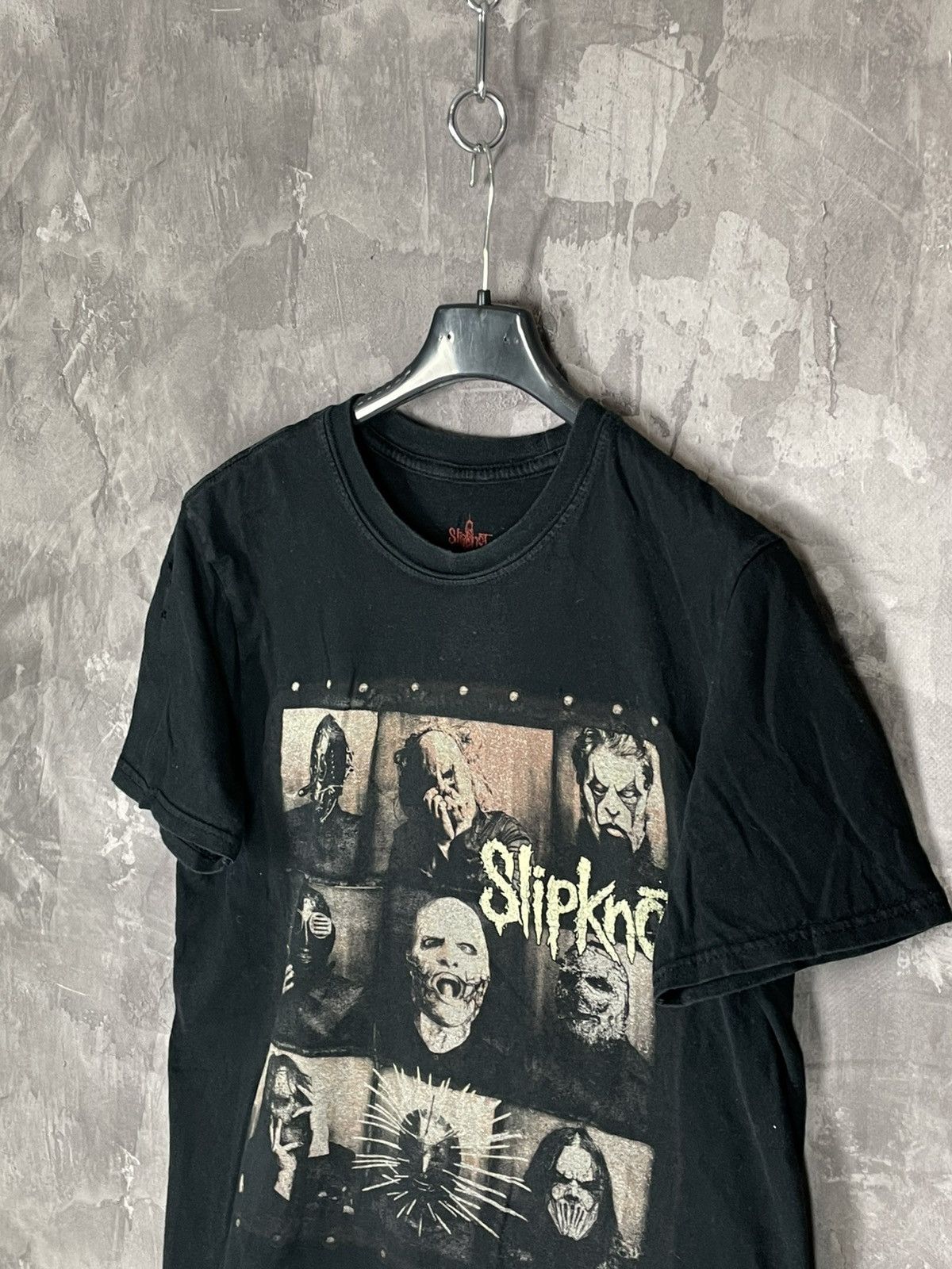Band Tees × Slipknot × Vintage Slipknot band vintage distressed Punk logo t-shirt 00s Size US M / EU 48-50 / 2 - 6 Thumbnail