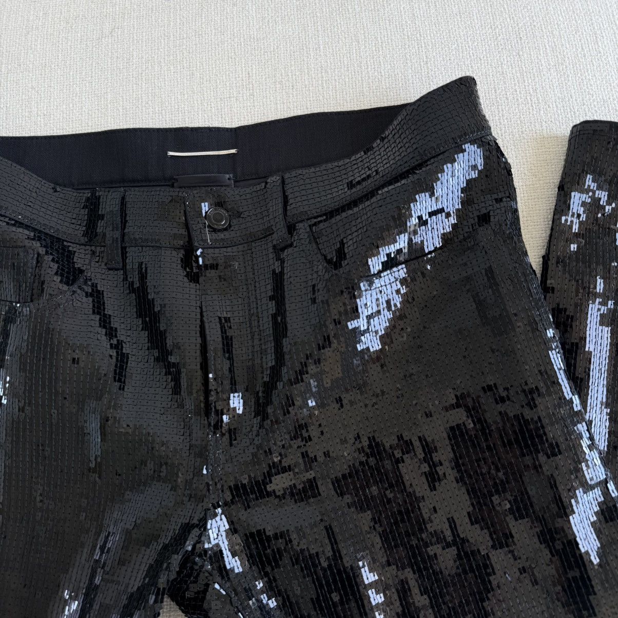 Saint Laurent Paris Saint Laurent Sequin Pants Size US 33 - 3 Thumbnail