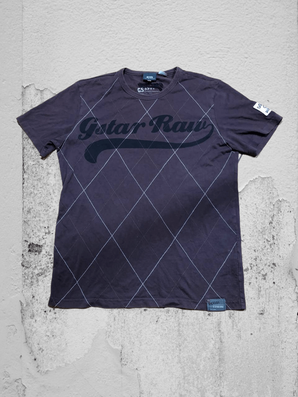 G-Star Vintage GS3301 Y2K big print T-shirt logo G-Star Raw Size US XL / EU 56 / 4 - 1 Thumbnail