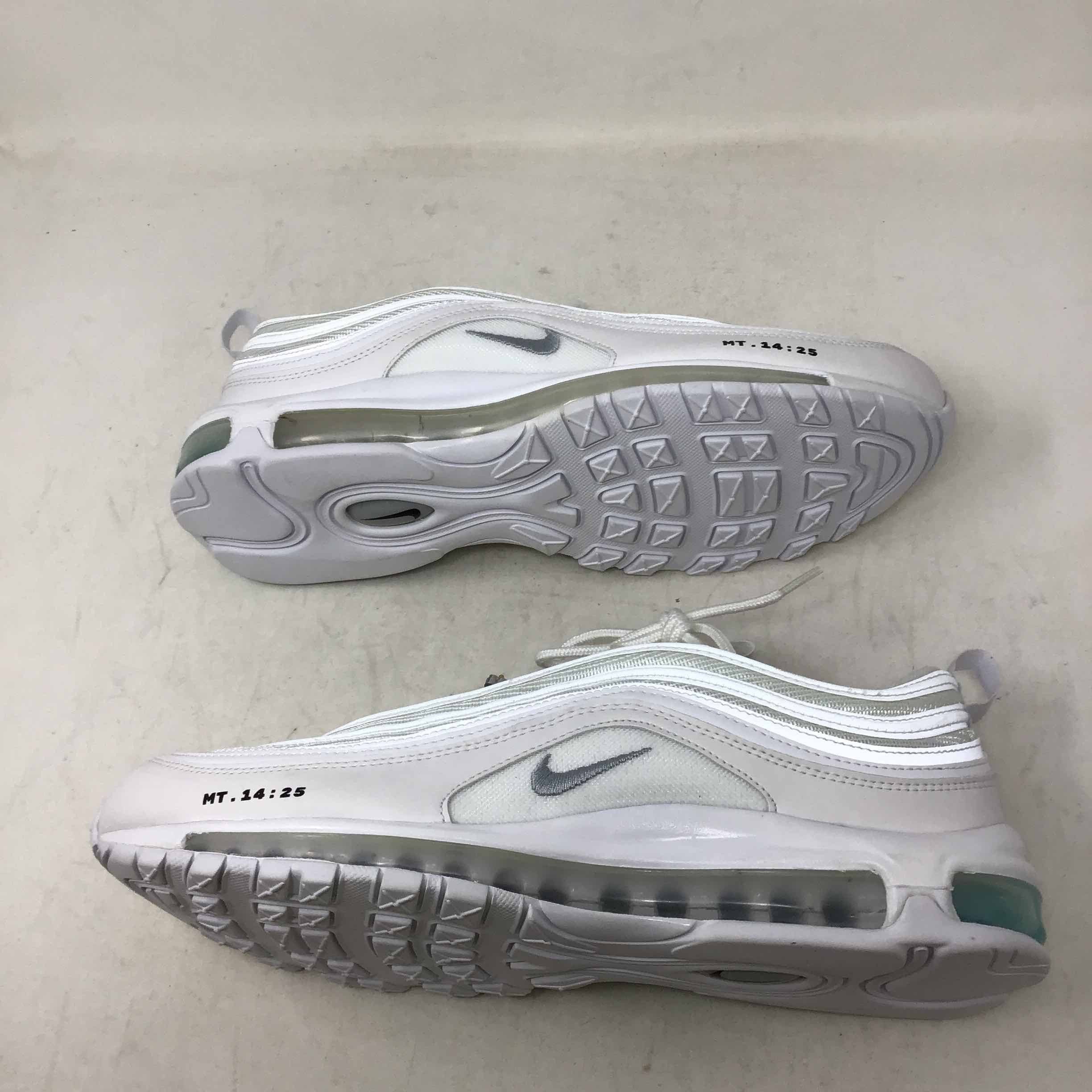 Inri Jesus Shoes Nike Silver Jesus MSCHF X INRI X Air Max 97 Jesus