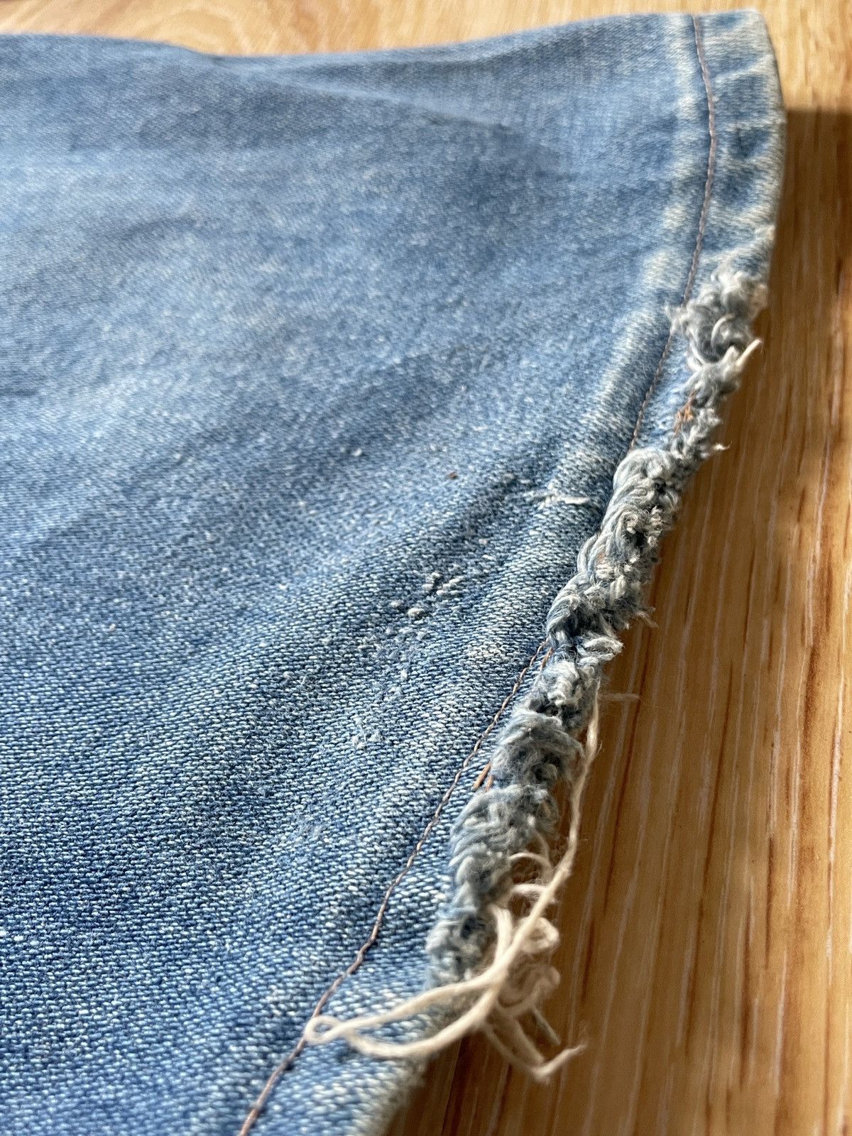 Wrangler Vintage Wrangler 70s Bootcut Talon Faded Distressed size W28 Size US 28 / EU 44 - 16 Thumbnail
