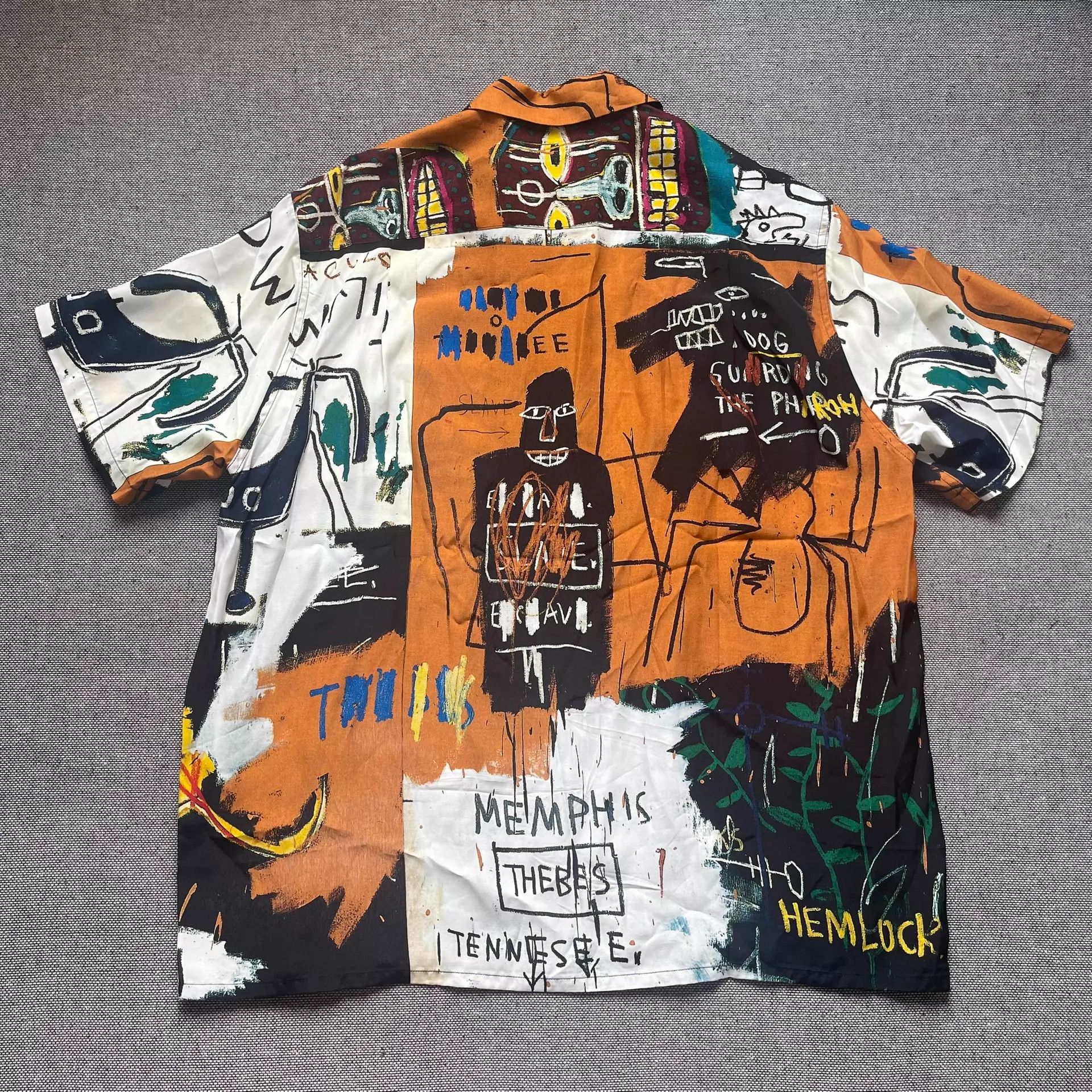 Wacko Maria Wacko Maria x Basquiat Short Hawaiian Shirt L New Size US L / EU 52-54 / 3 - 2 Thumbnail