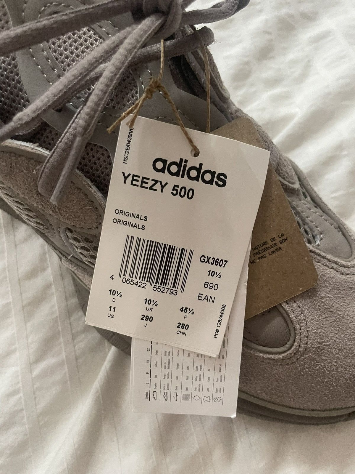 Yeezy Ash grey Yeezy 500 Size US 11 / EU 44 - 3 Thumbnail