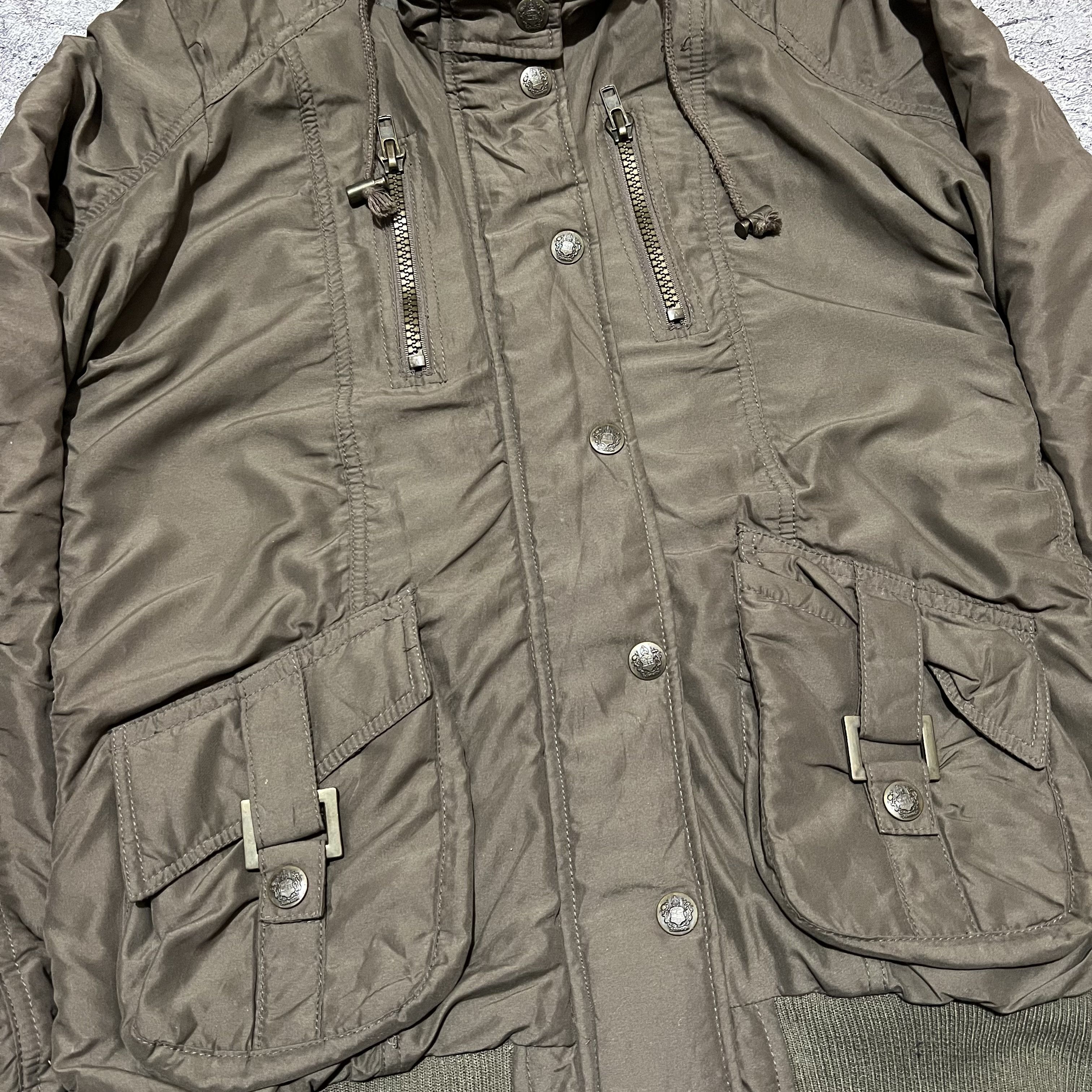 Japanese Brand 2000s Japanese Hysteric Ifsix Fur Raccoon Hodded Jacket y2k Size US M / EU 48-50 / 2 - 6 Thumbnail