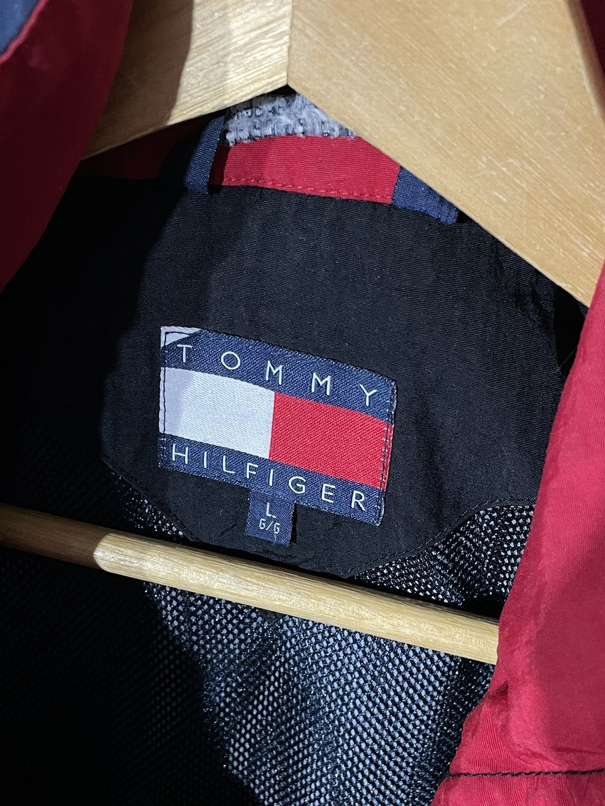 Tommy Hilfiger Jacket Tommy Hilfiger Spell Out 90’s Vintage Size US L / EU 52-54 / 3 - 10 Thumbnail