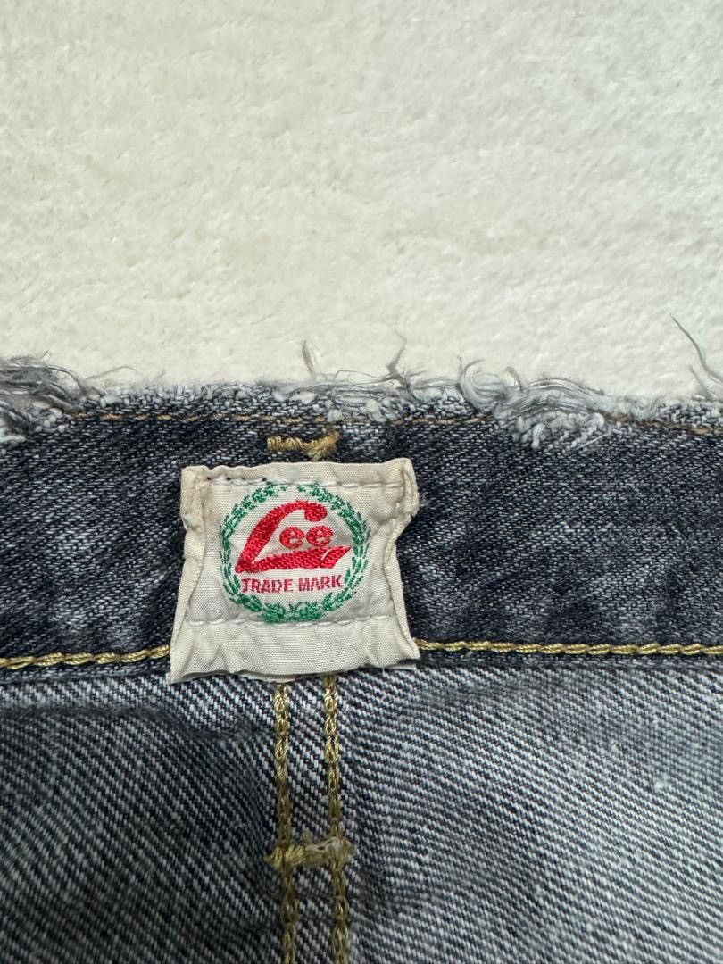 Lee 💥FLARED💥VINTAGE 90s LEE SAND WASHED DISTRESSED BELL BOTTOM Size US 27 - 10 Thumbnail